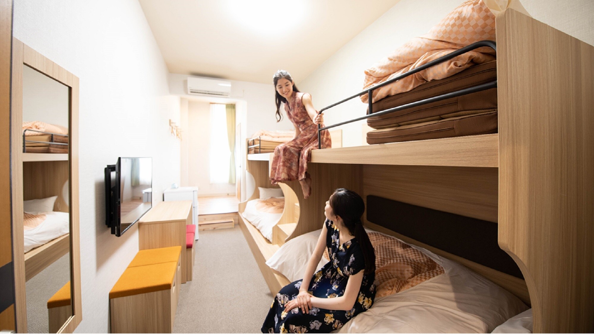 Phòng khách sạn Hyakusho, loại giường tầng
