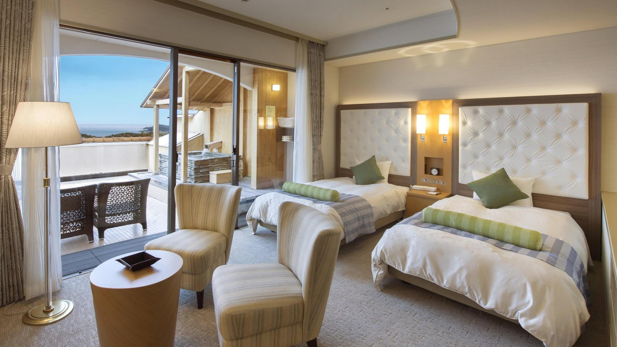 Superior room with open-air bath