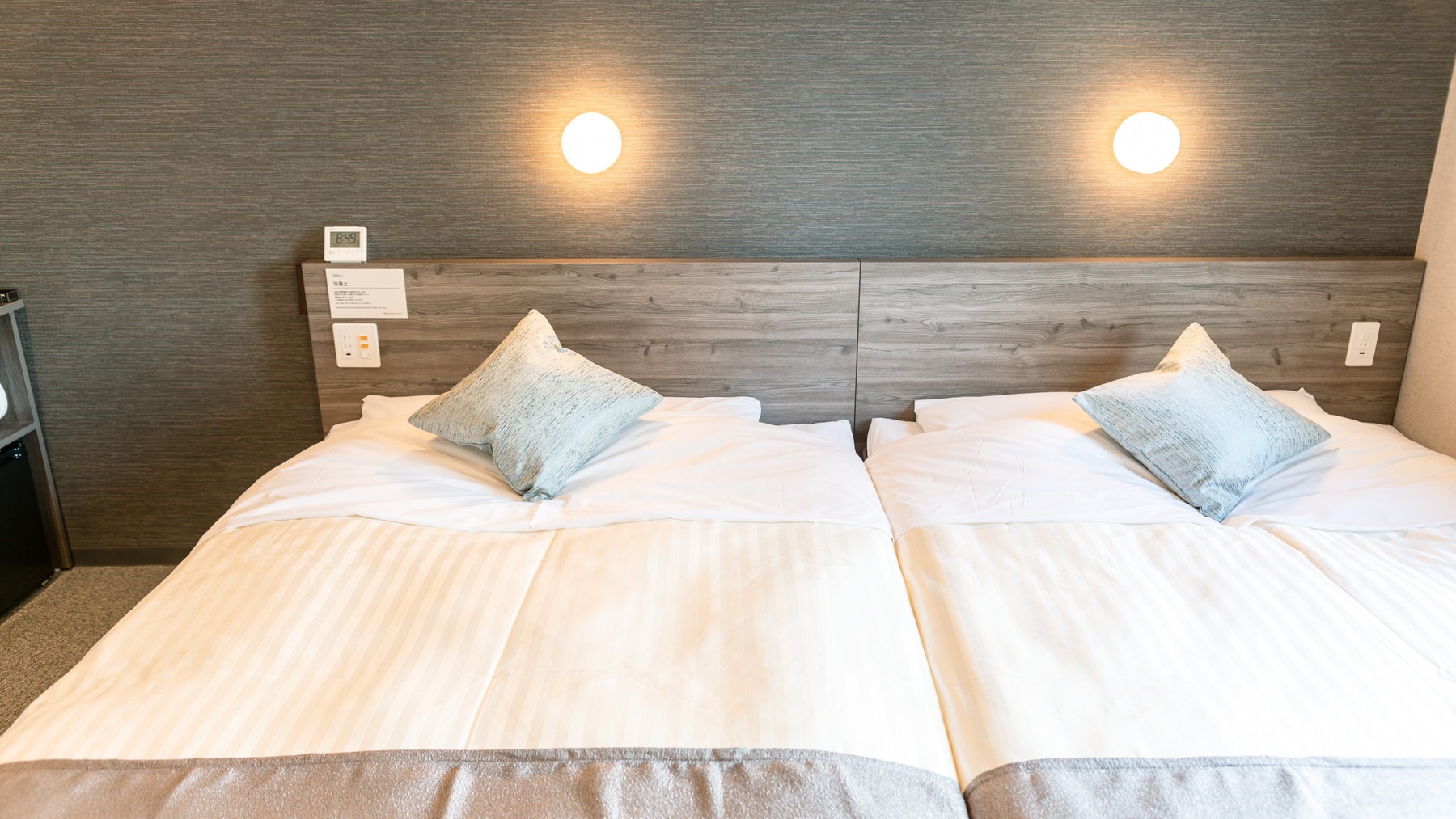 Two beds for a spacious and comfortable stay