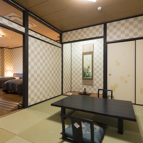 Japanese and Western room Twin bed special room