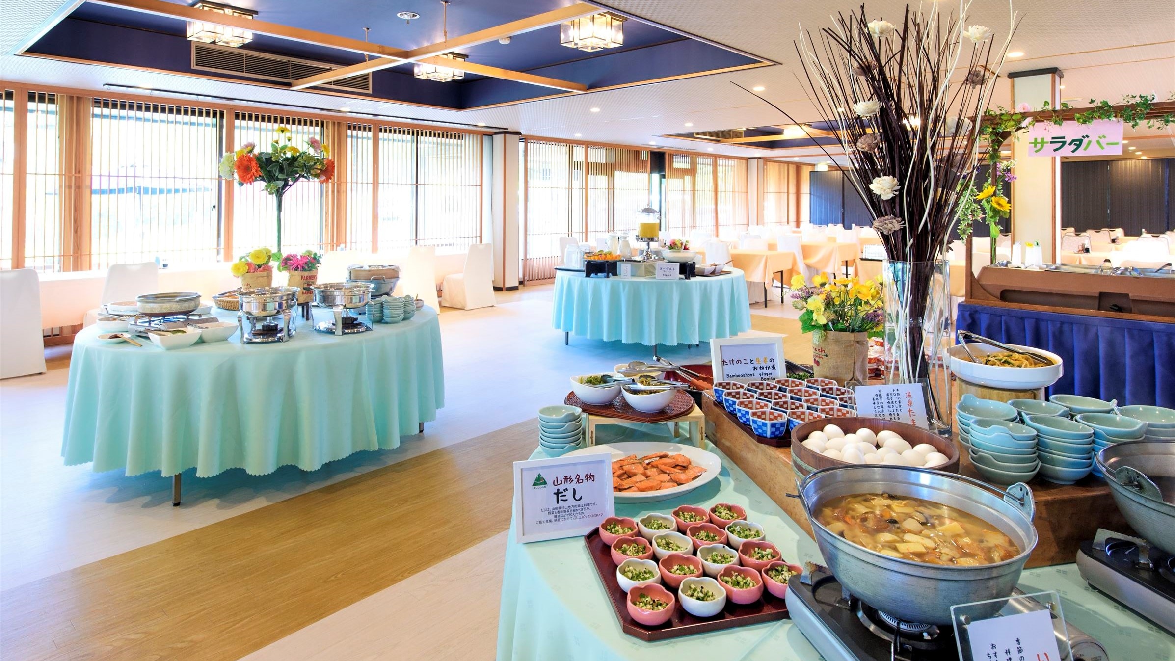 [Breakfast example] Enjoy a Japanese and Western buffet at restaurant "Florence" *Depending on the day, a Japanese set meal may be served.