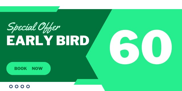 Early bird discount 60.EN
