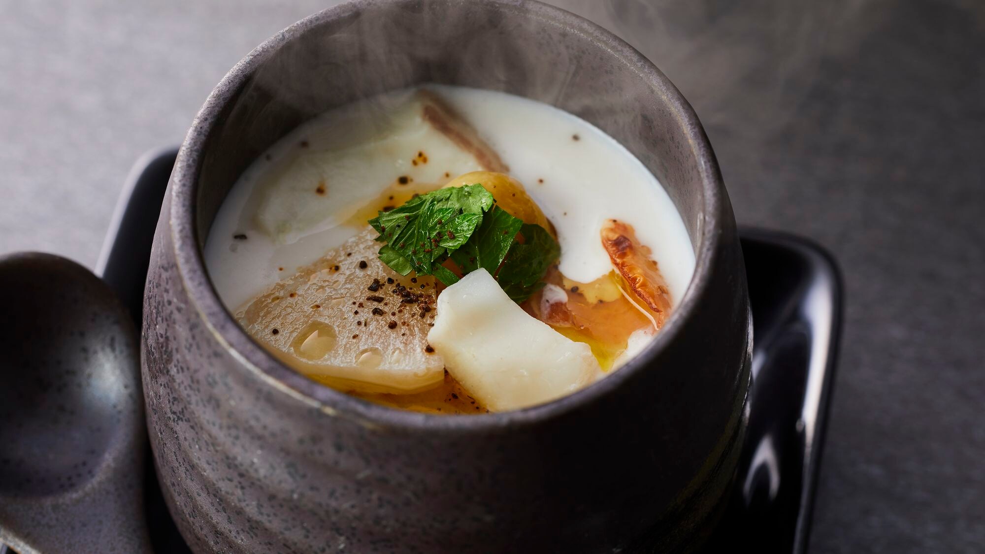 [Land's Blessings Kaiseki] Winter (December 2025 - February 2026) Turnip Cream Soup