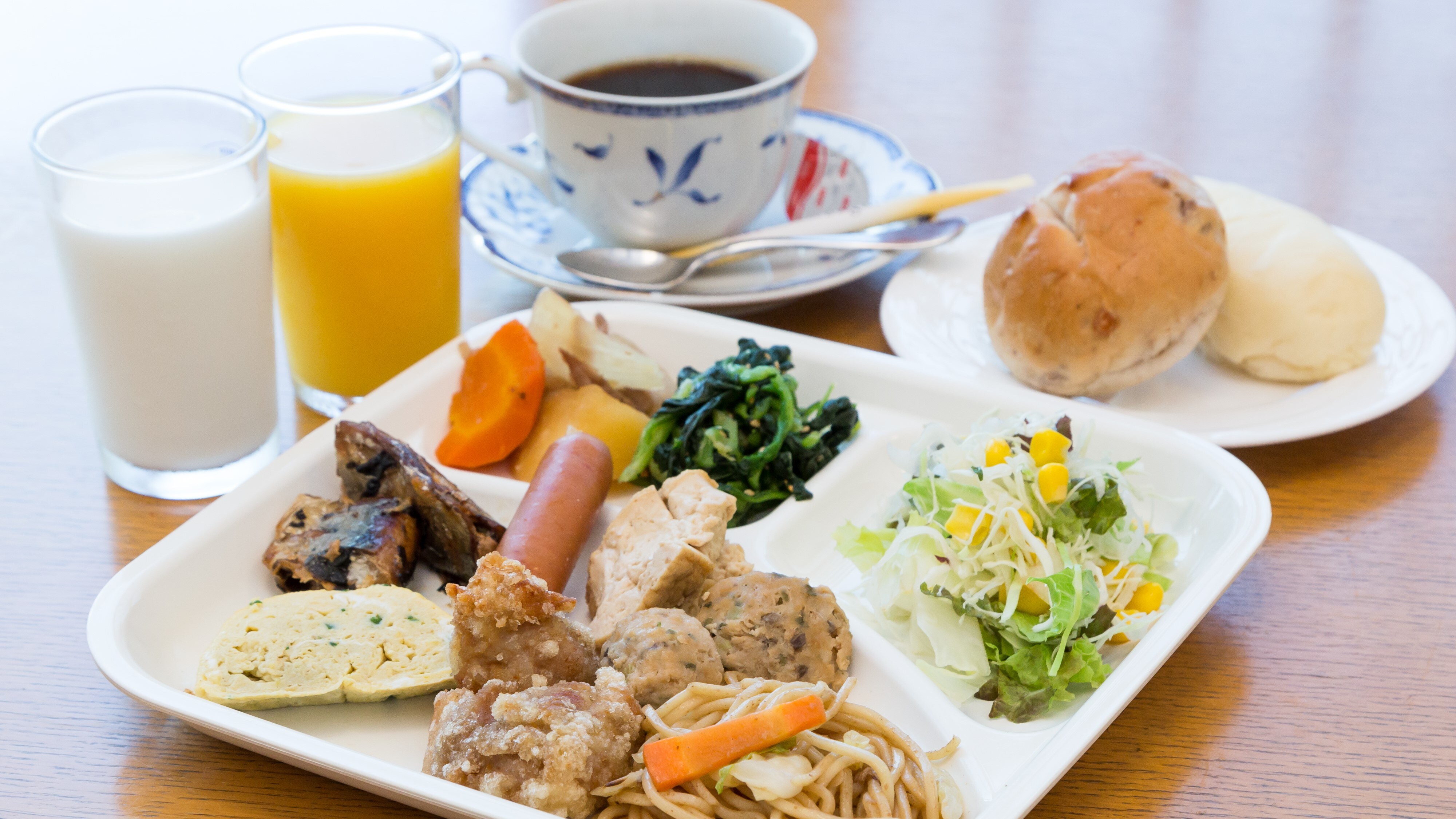 Japanese-style breakfast buffet