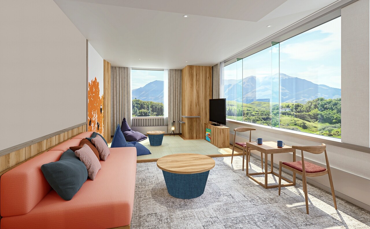 Suite Pemandangan Sudut <Gaya Santai> Lantai 3