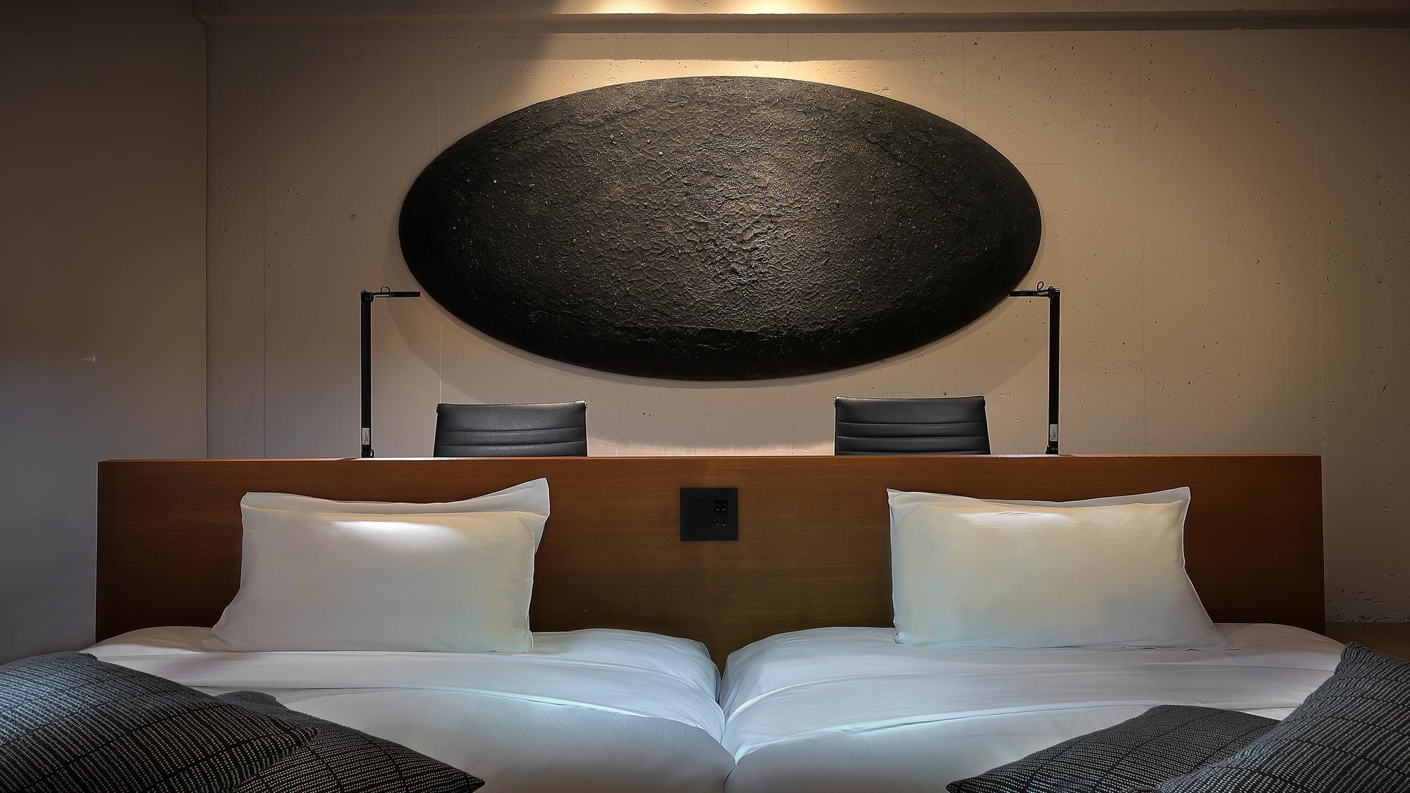 객실 온천이 있는 트윈룸[스파룸]