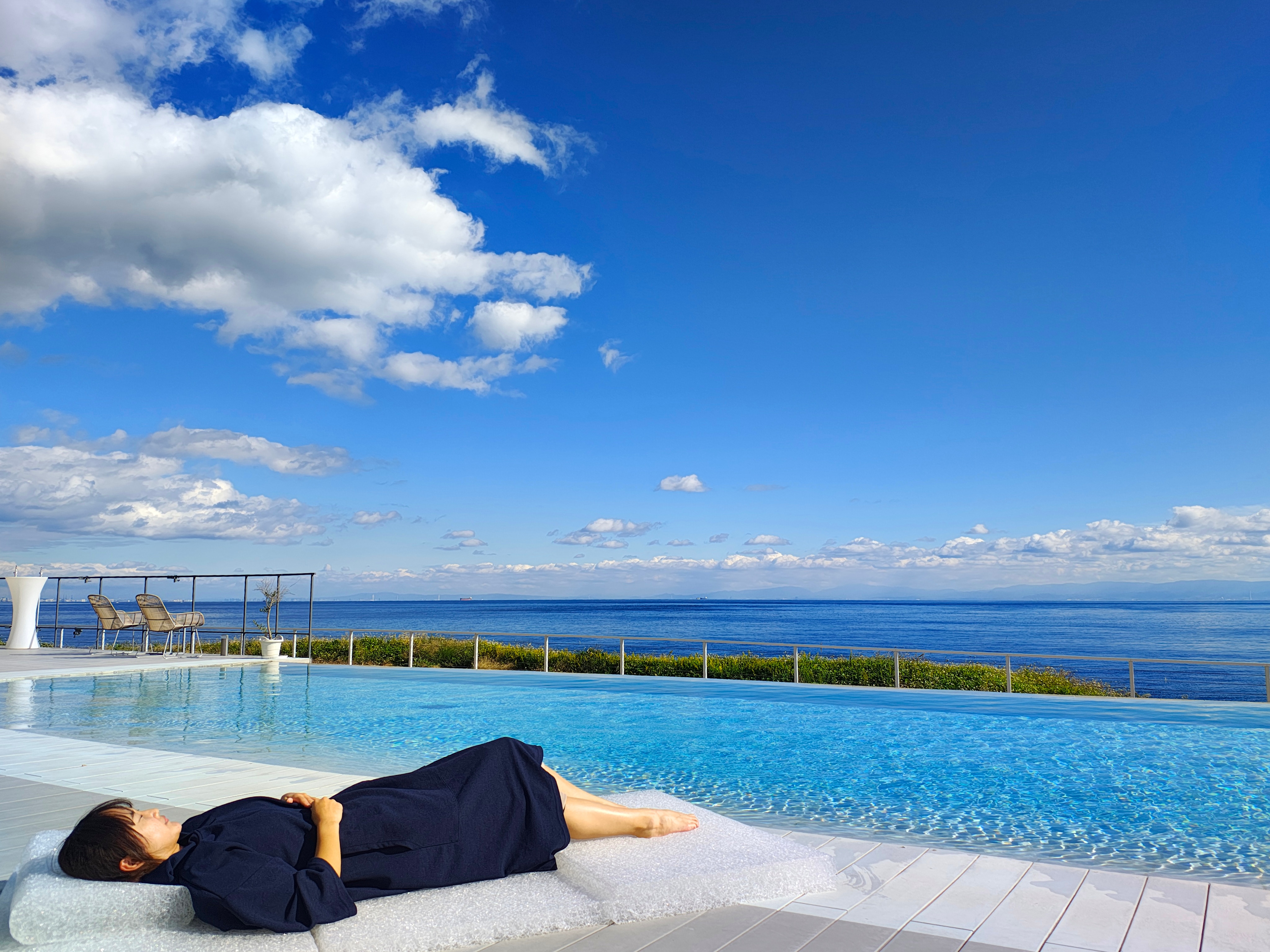 냉천 인피니티 물 욕조 & 외기욕