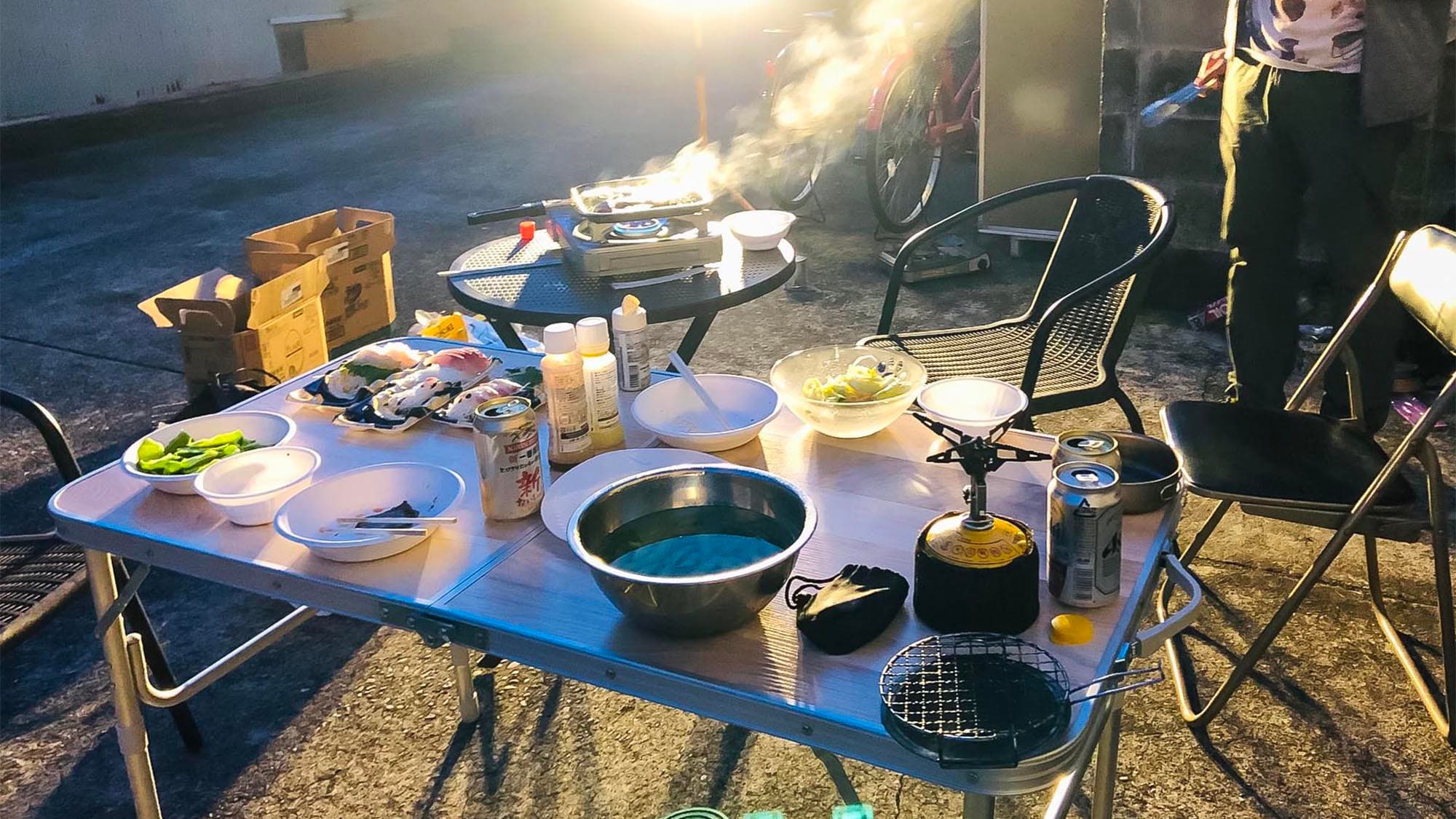 ・ You can also enjoy BBQ outside