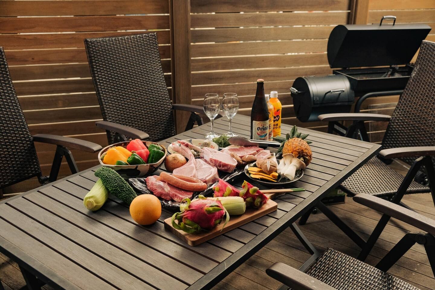 Có thể nướng BBQ trên sân thượng