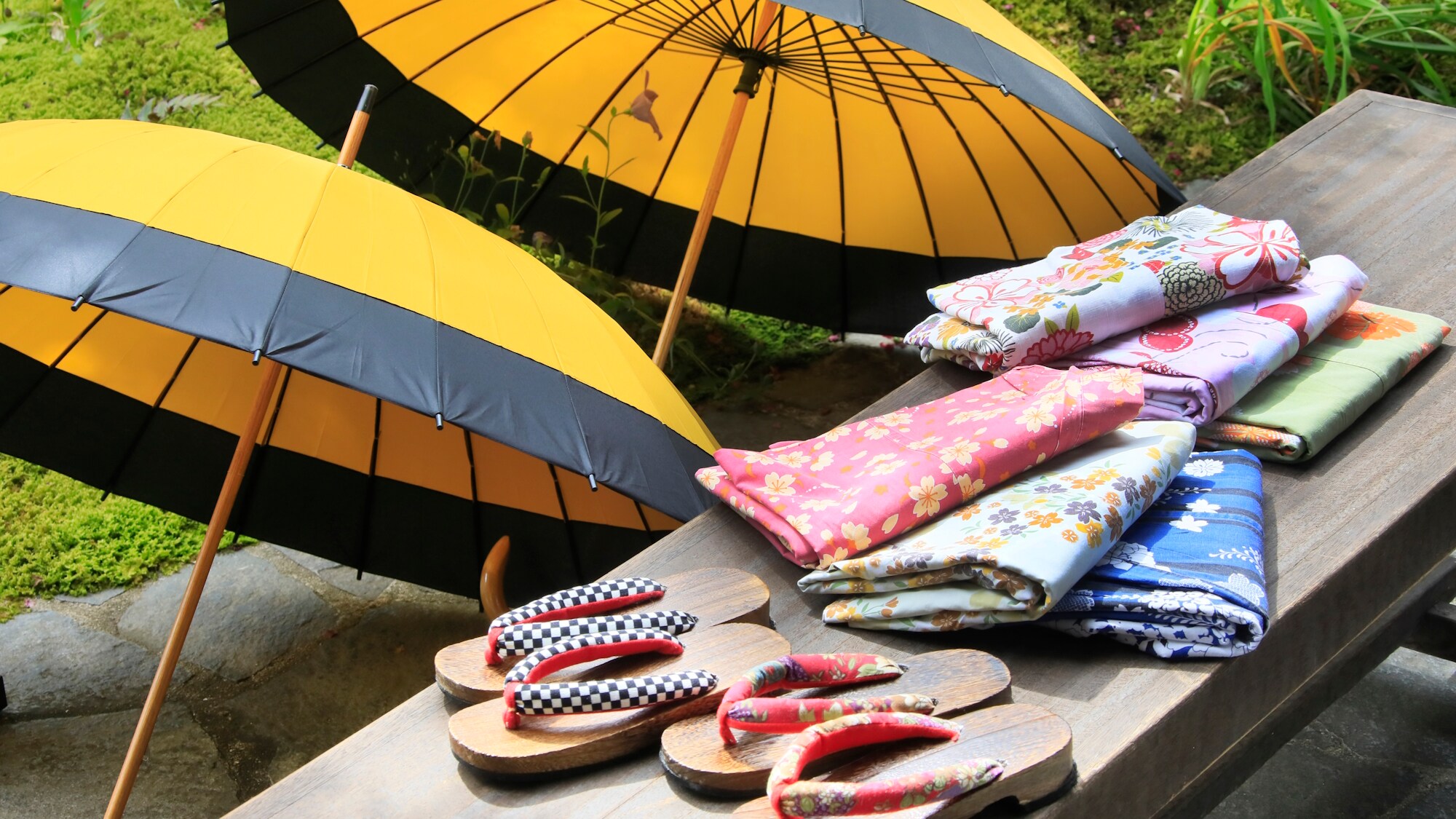 [Colorful yukata] We have a selection of colorful yukata on each floor (example)