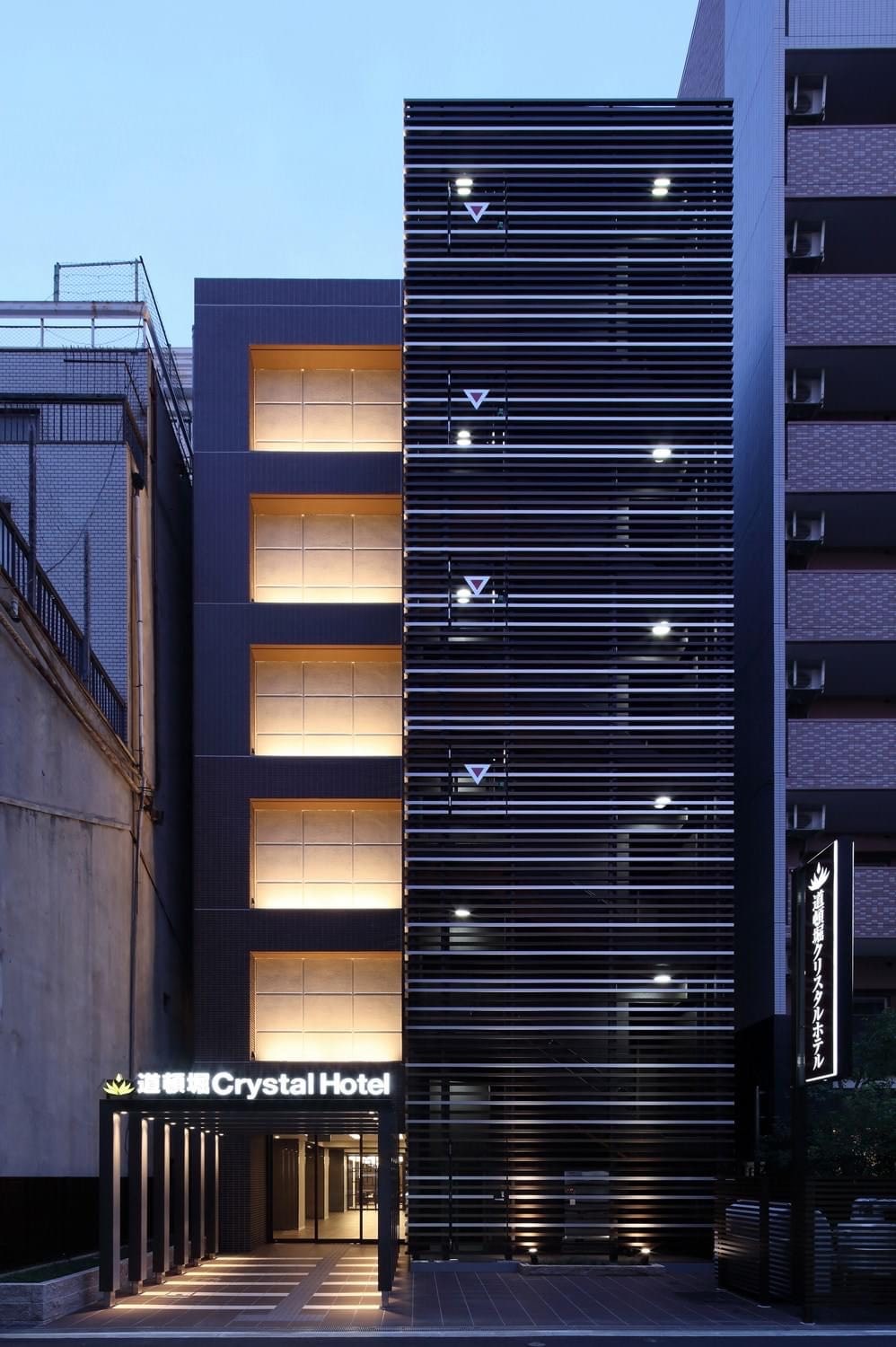 Exterior of Dotonbori Crystal Hotel