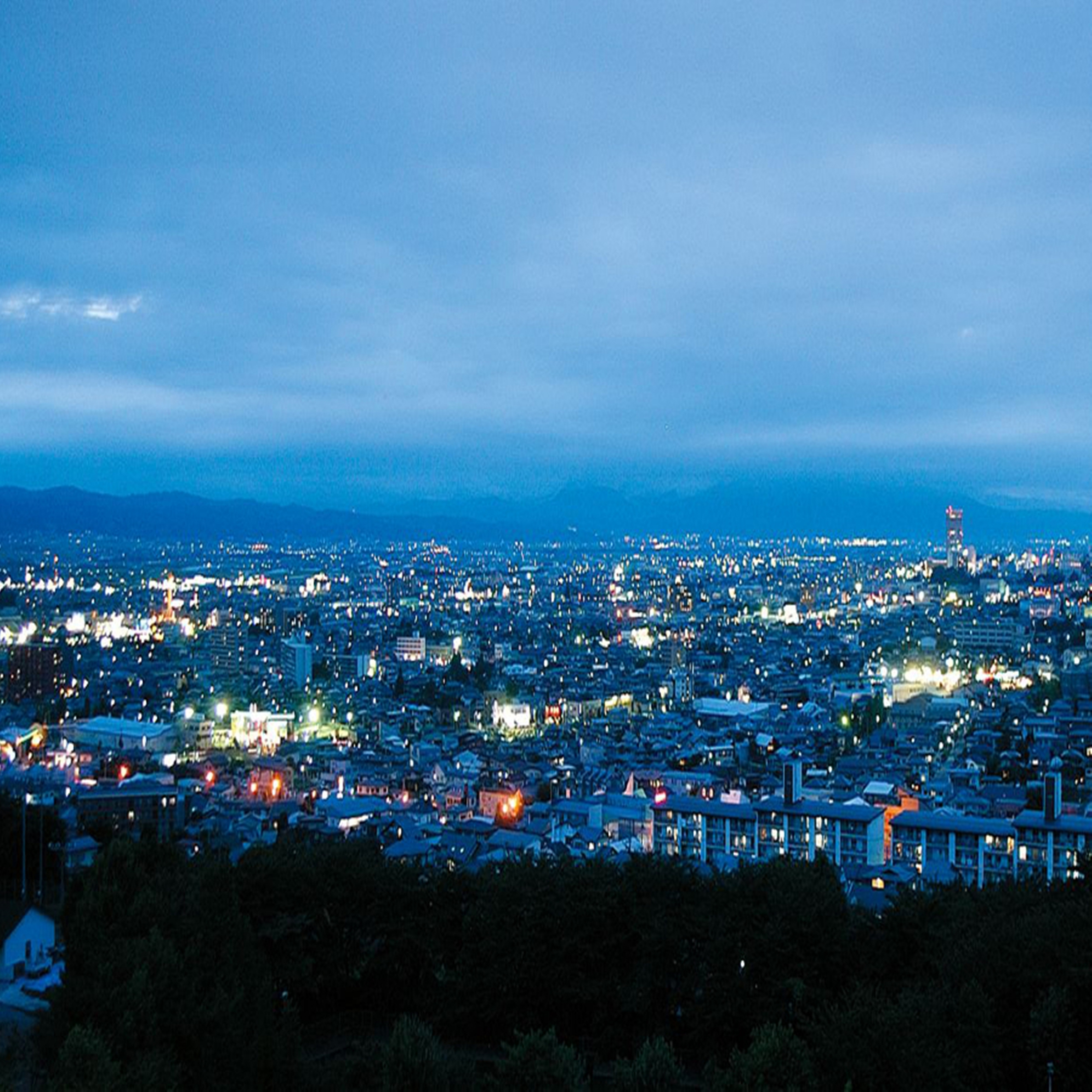 Yamagata city night view