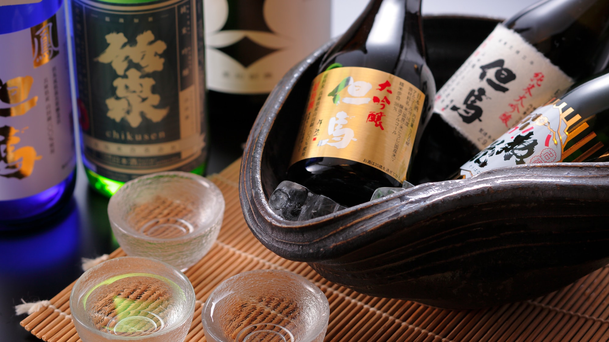 The drink menu is rich in local sake, plum wine, awamori, wine, etc.