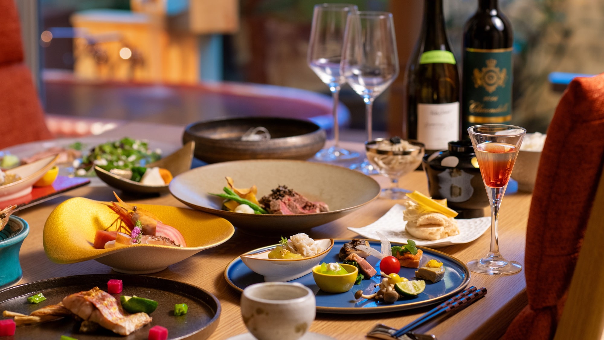[In-room dining] Special meals available only at Yutaka LUXE are served in your room (examples)