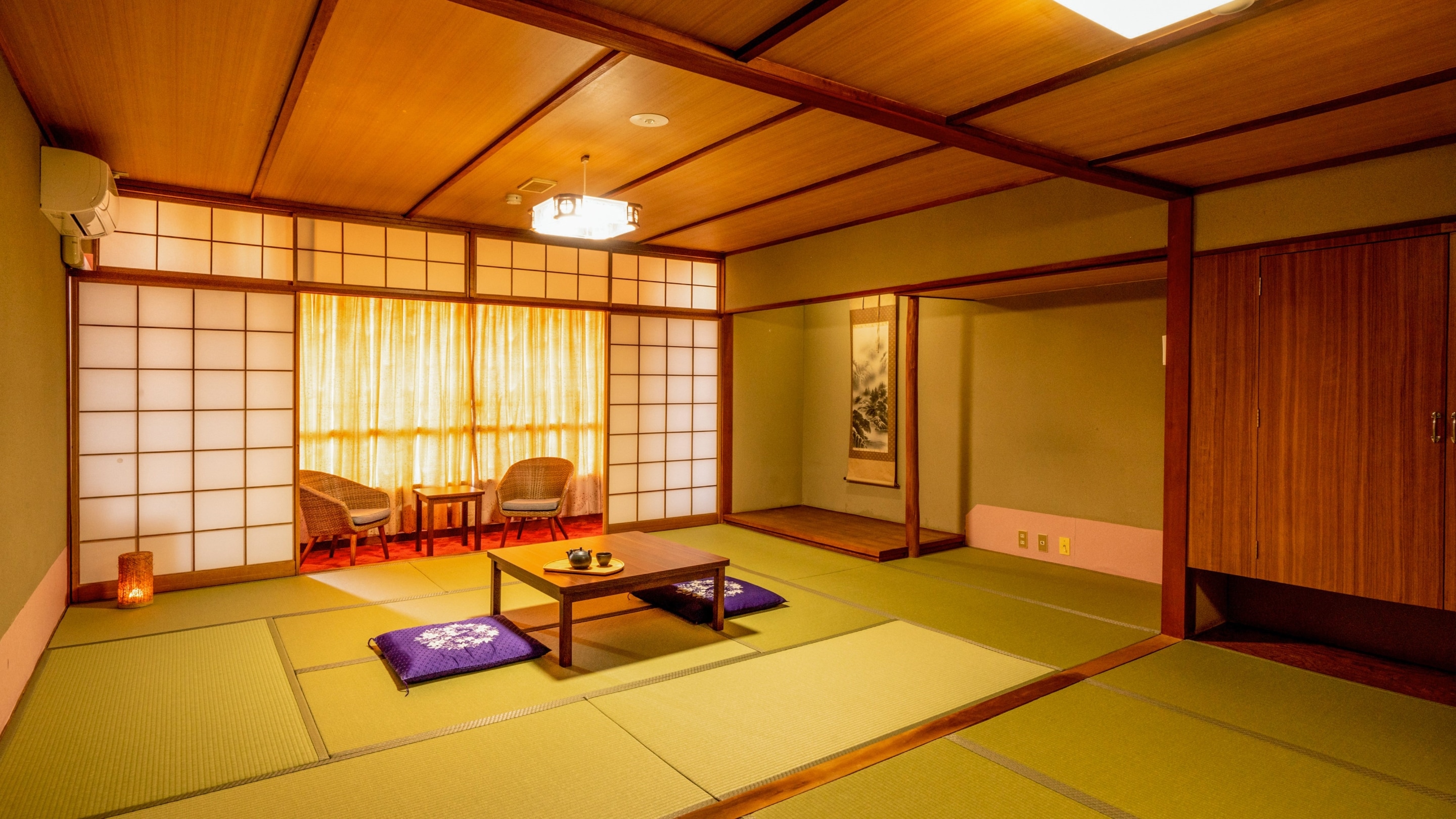 Kamar bergaya Jepang standar (15 tikar tatami) *Contoh kamar tamu