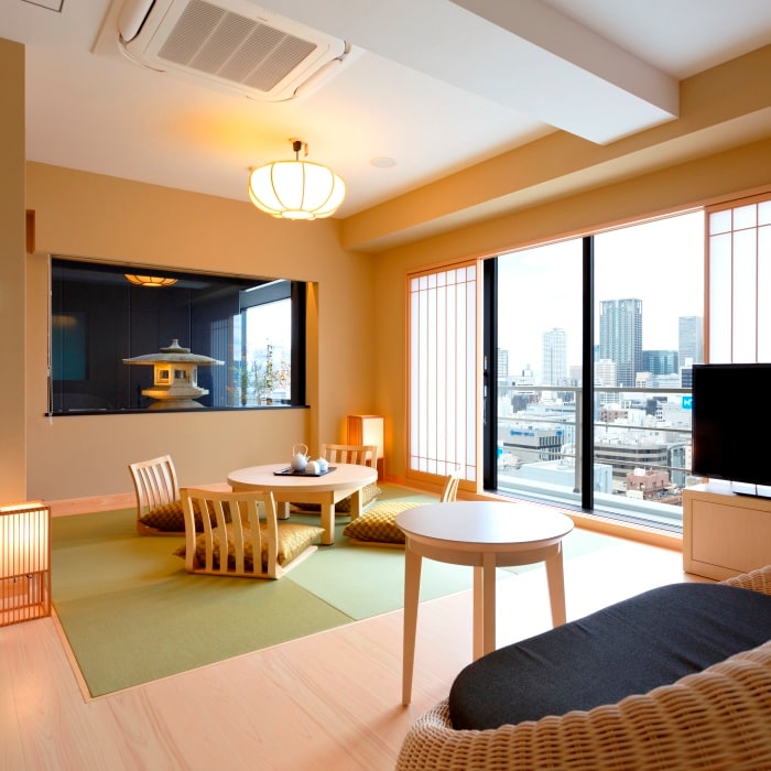 高級現代日式房間的例子