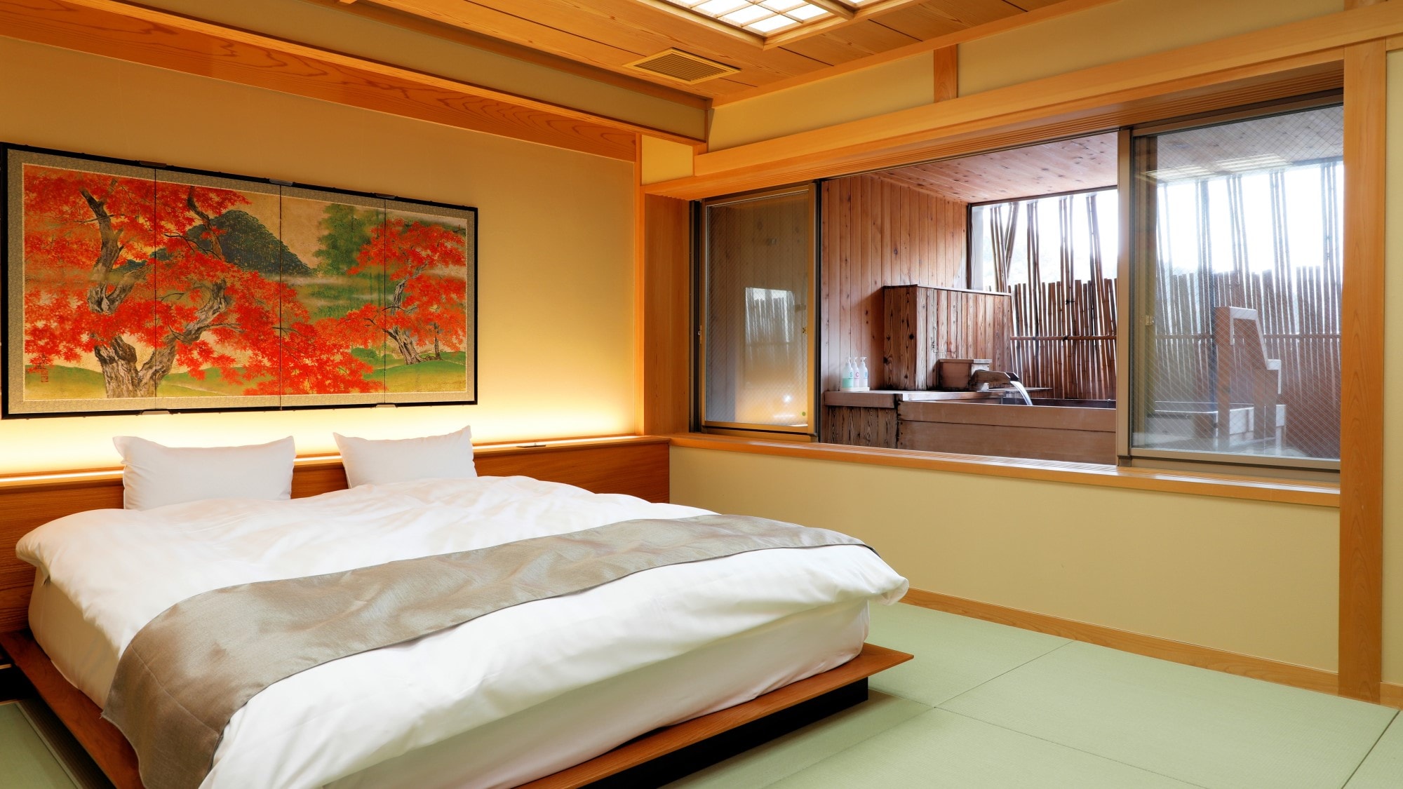 Western-style room with open-air bath-201 (coral)