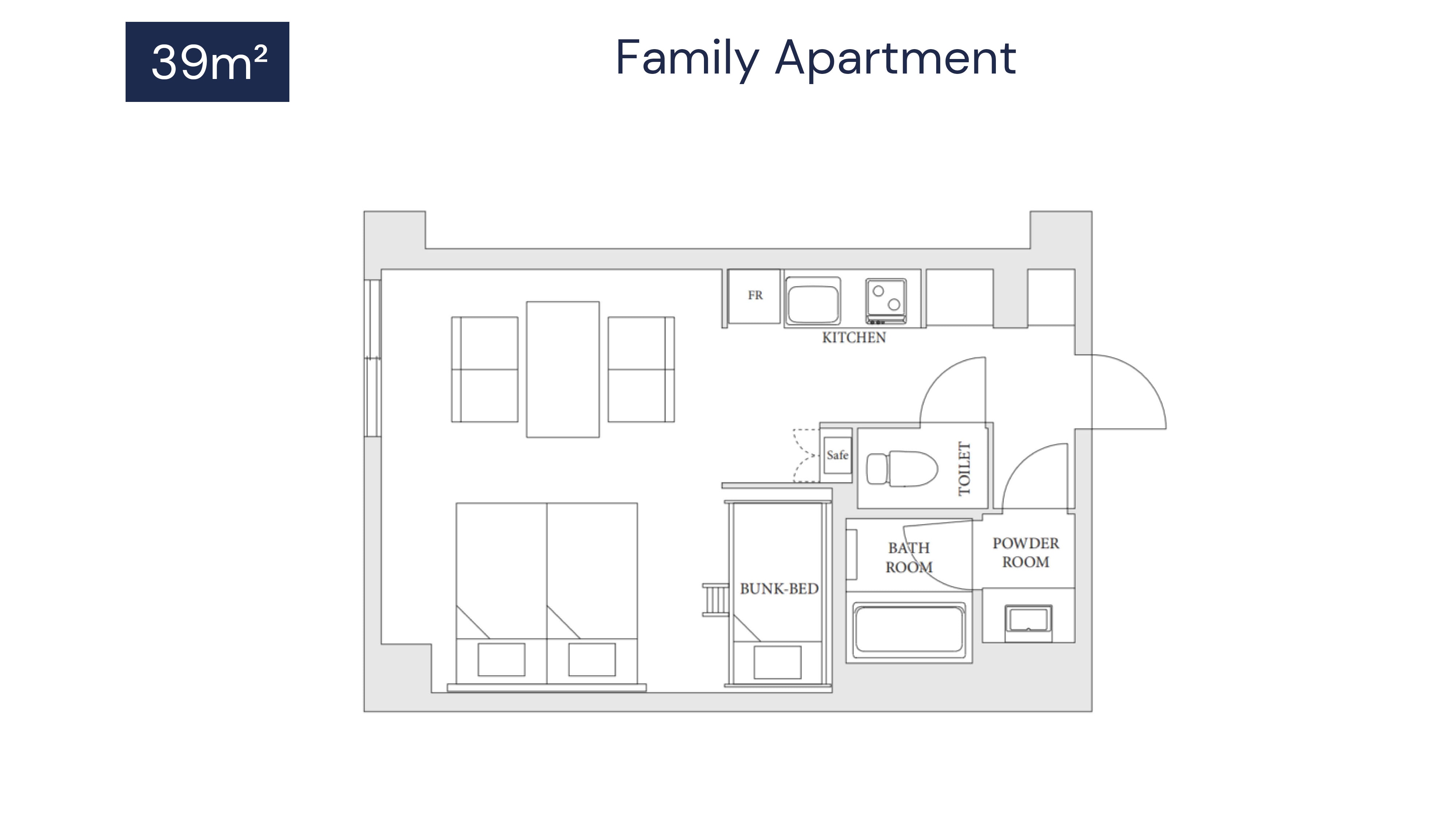 Family Apartment Floor Plan