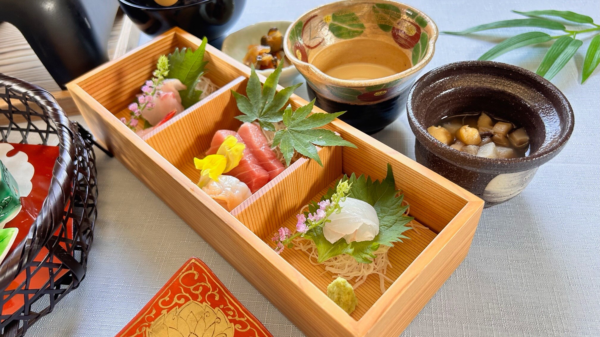 Summer Kaiseki Course Example: Sashimi