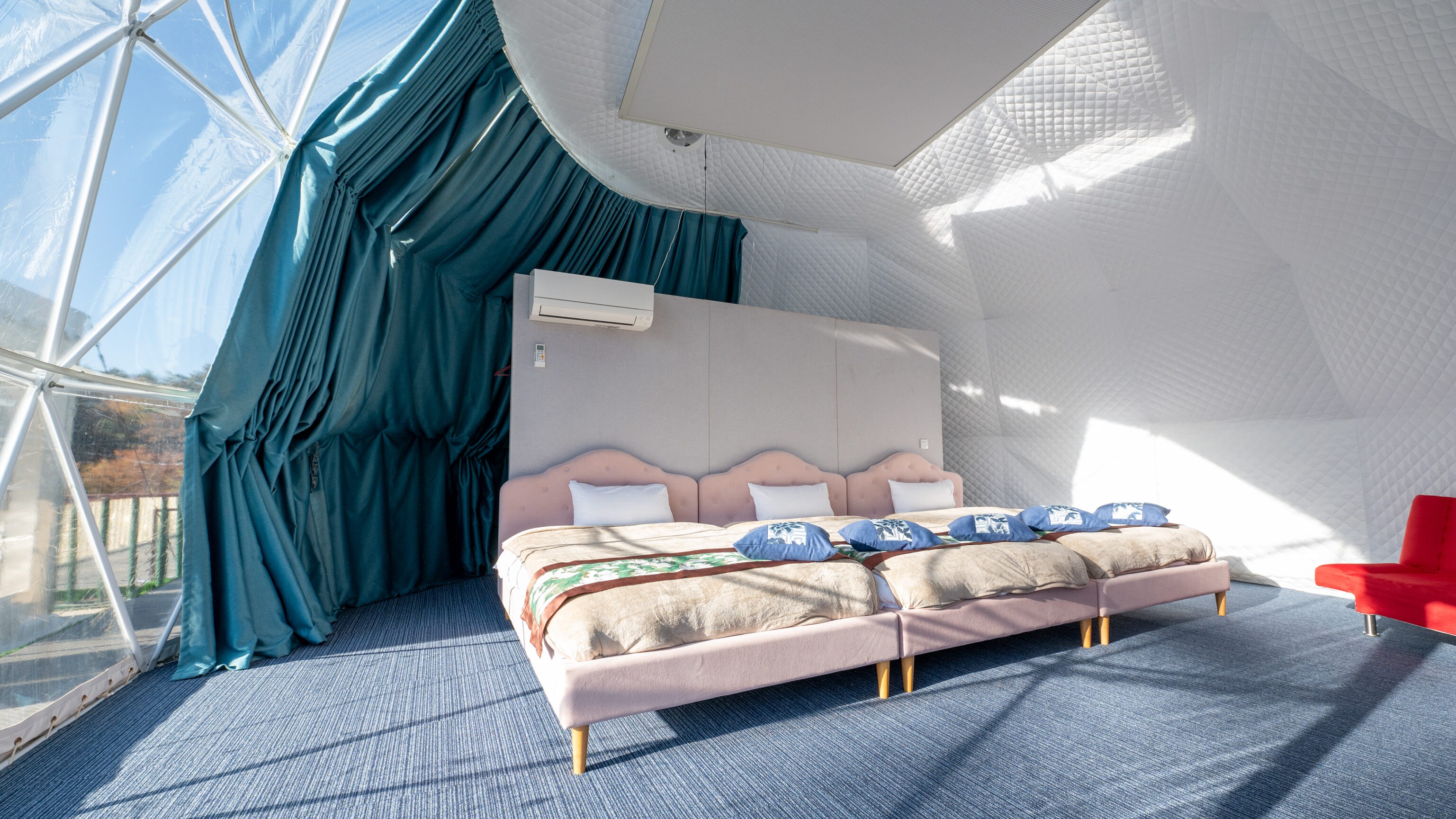 Village Dome Semi-double [3 beds]