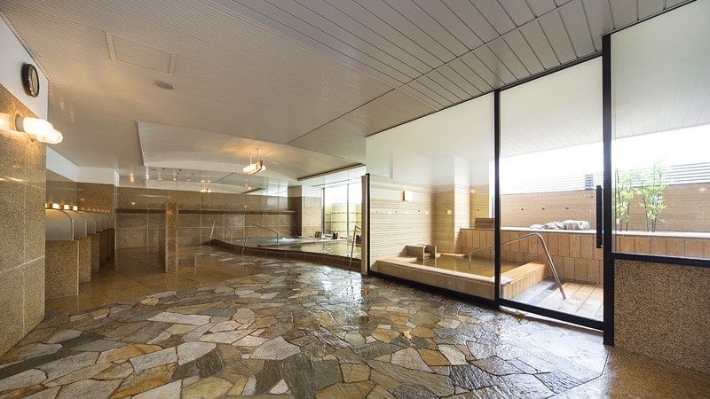 ★ Large communal bath plain hot water
