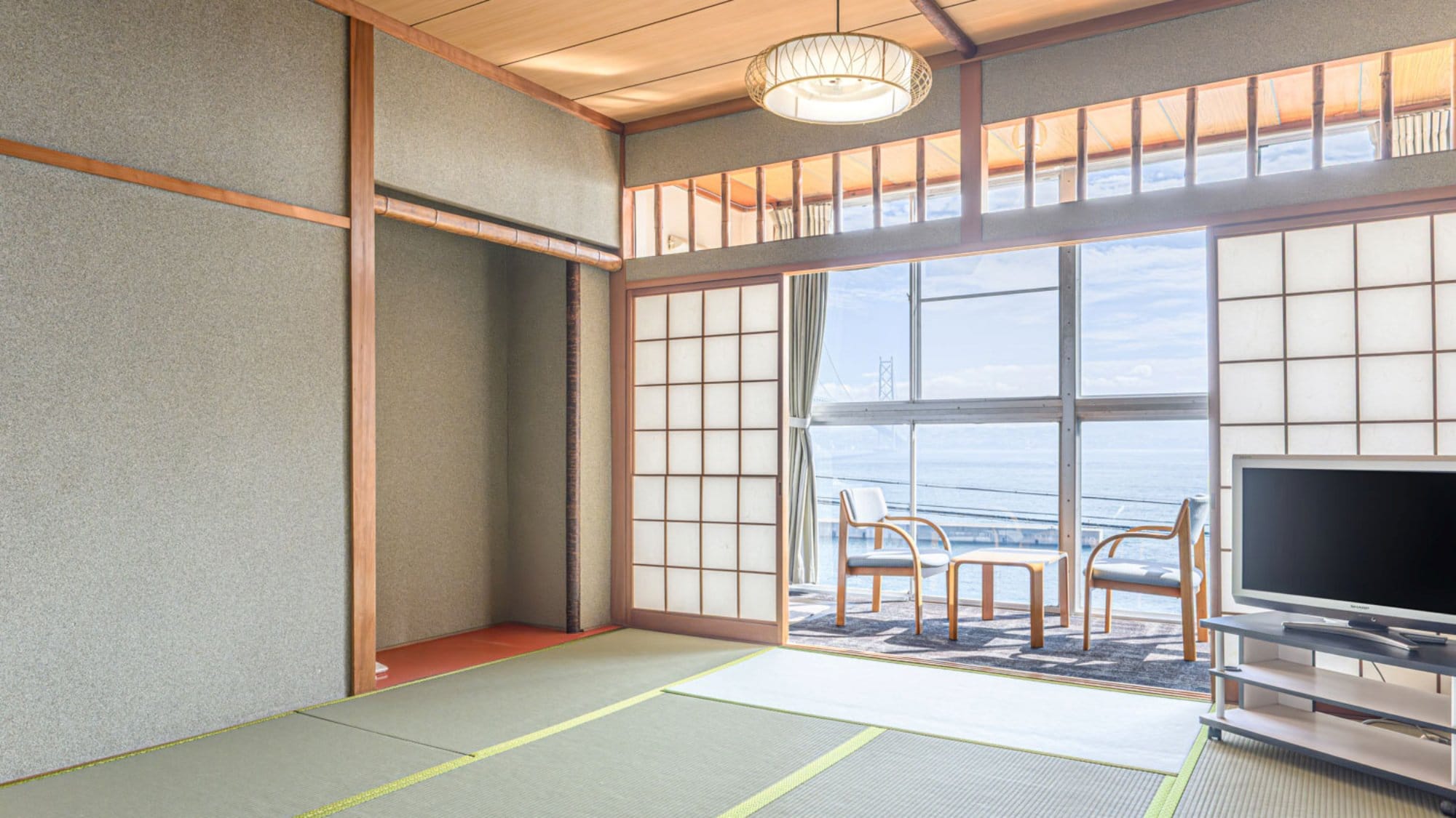 *【房間】老建築日式房間（海景）