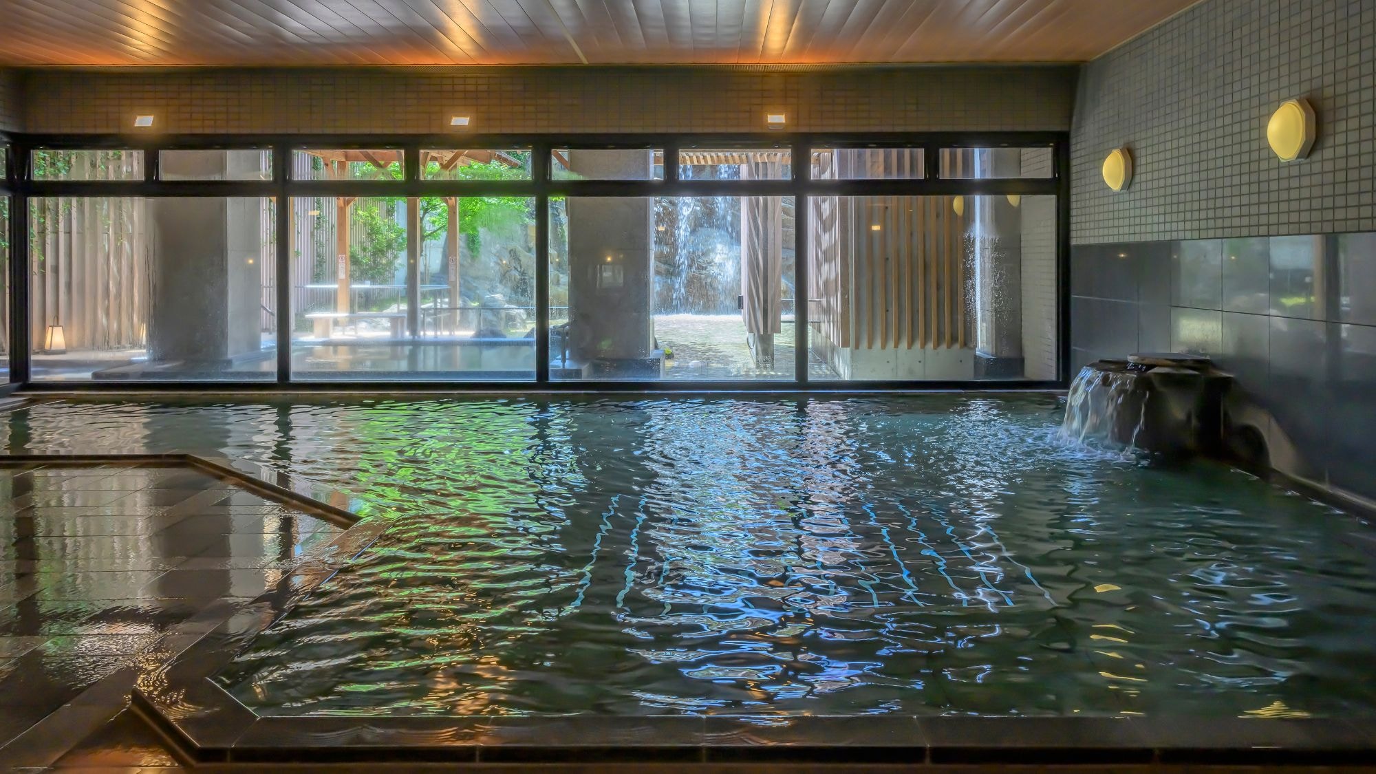 [Men's large bath - Tono-no-taki]