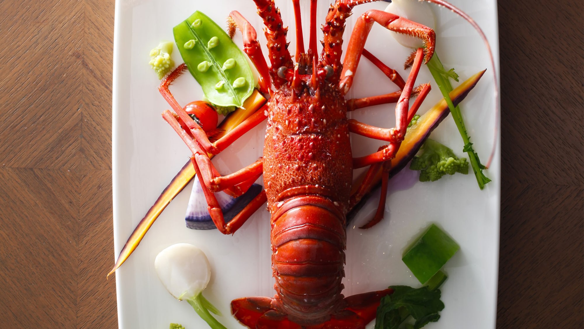Spiny lobster dish