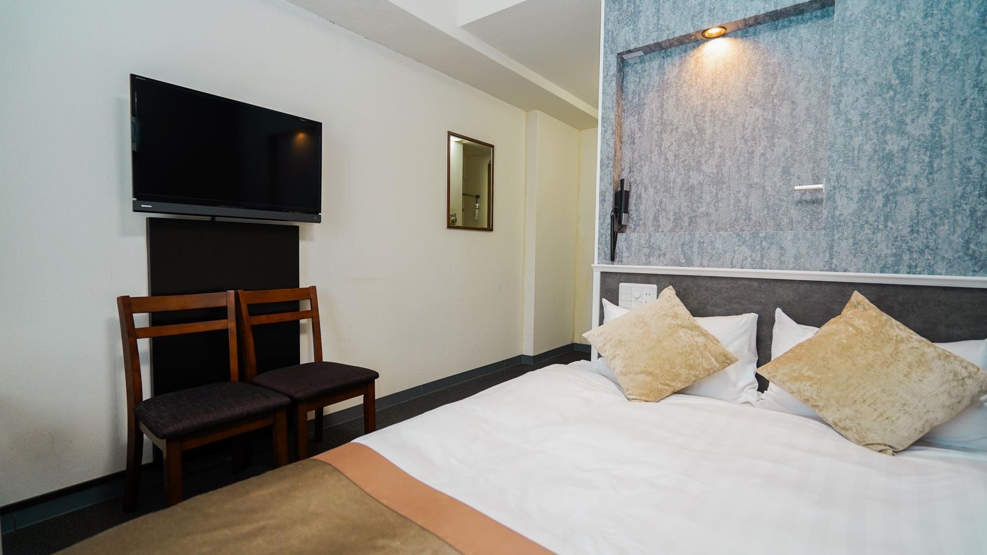 [Double 15m2]◇Bed width 145cm◇