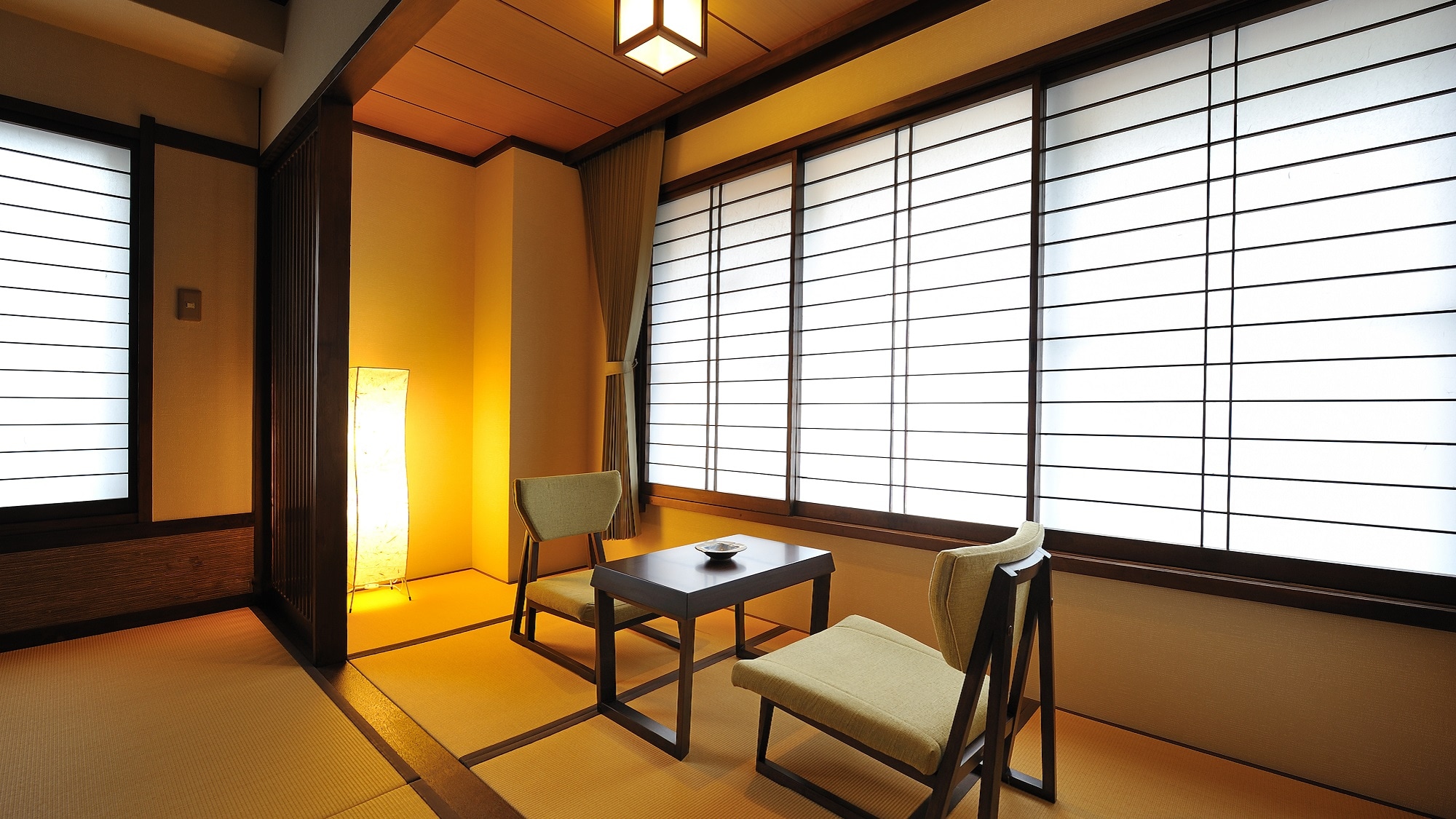 Yubatakan 12 tatami room, wide rim (example)