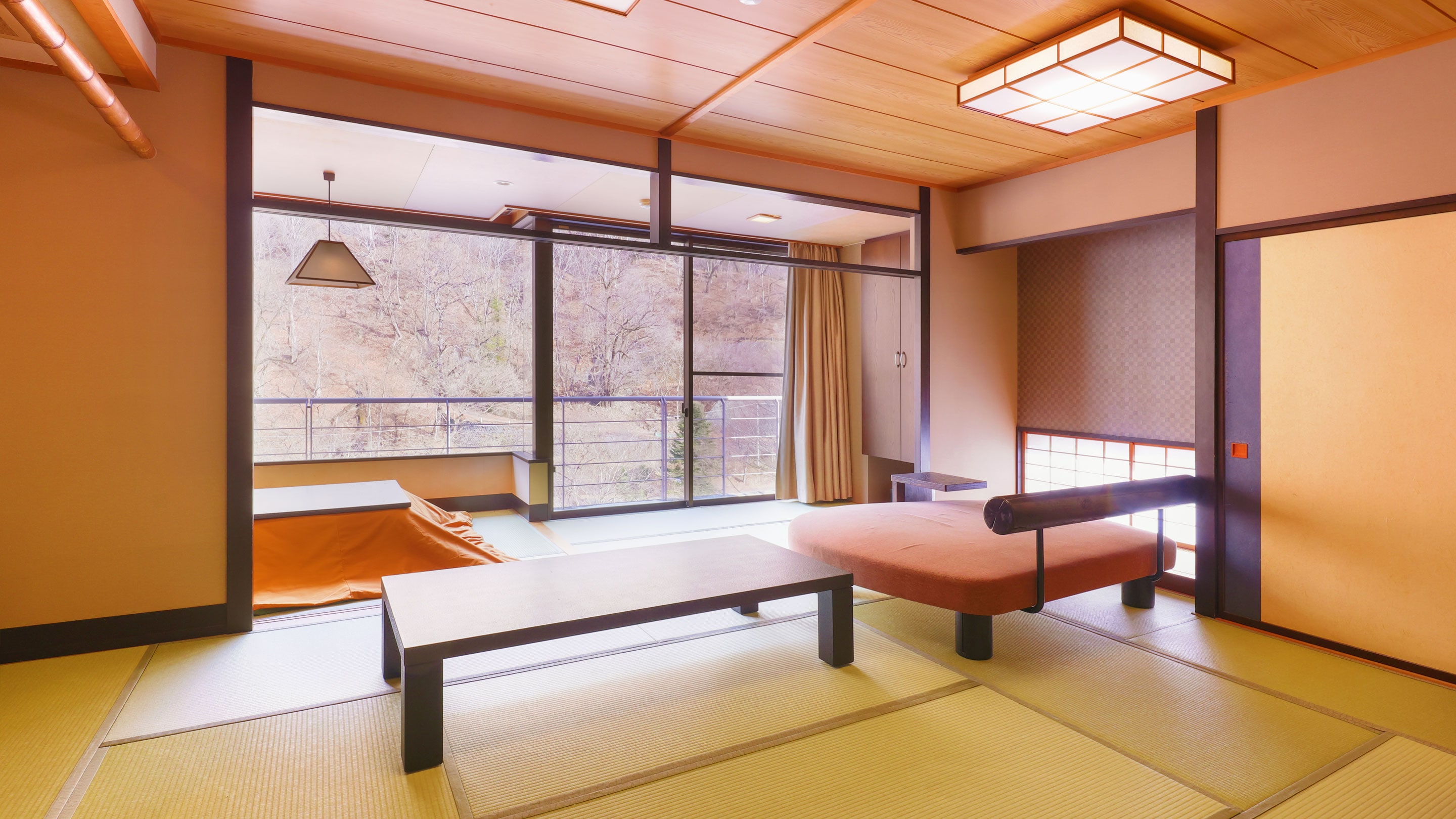 [Non-smoking] Superior Japanese-style twin room with 2 beds and indoor bath