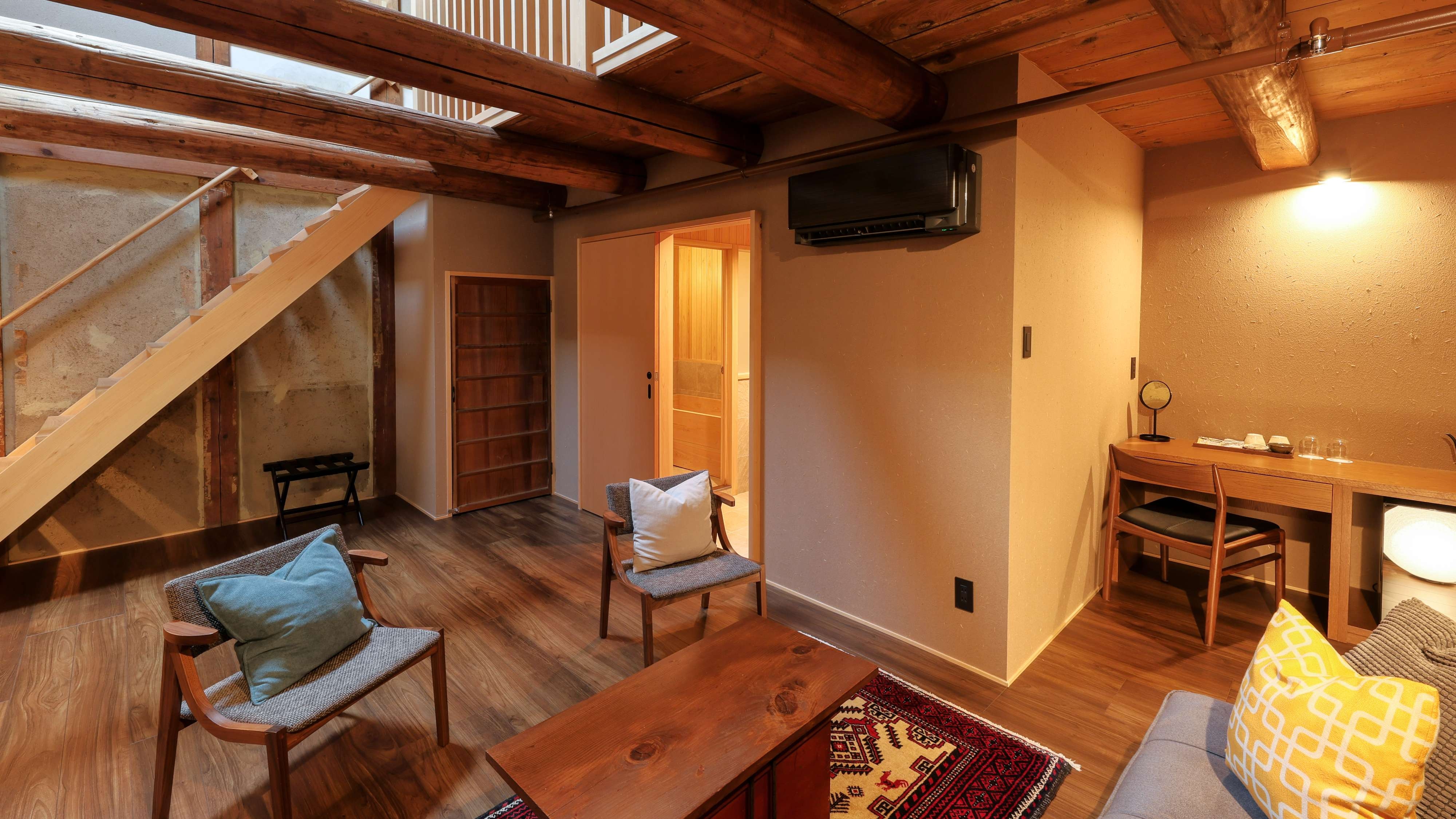 ■KOUJI (50m2/twin/accommodates 3 people/1F living room/2F bedroom)