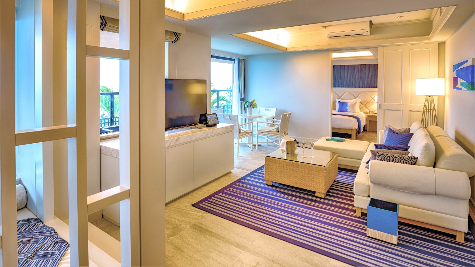 [Bayside/Deluxe Suite 2 Bedroom <with daybed>] 人性化佈局