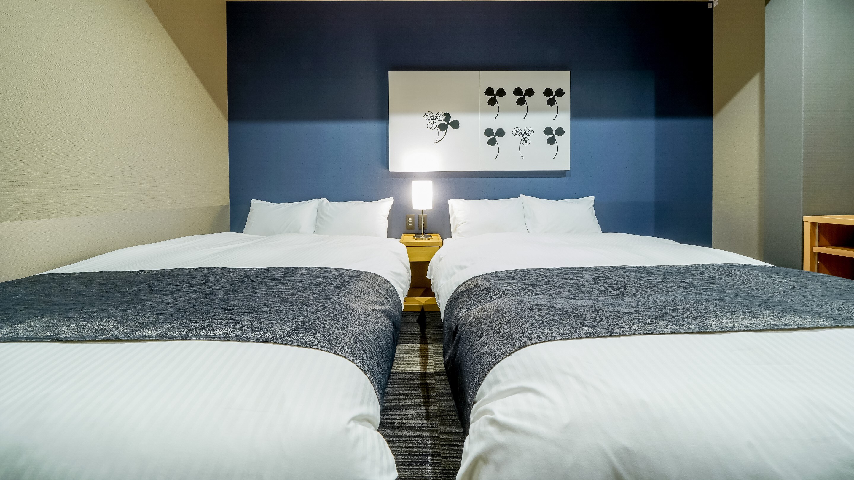 [2 double beds] Standard quad