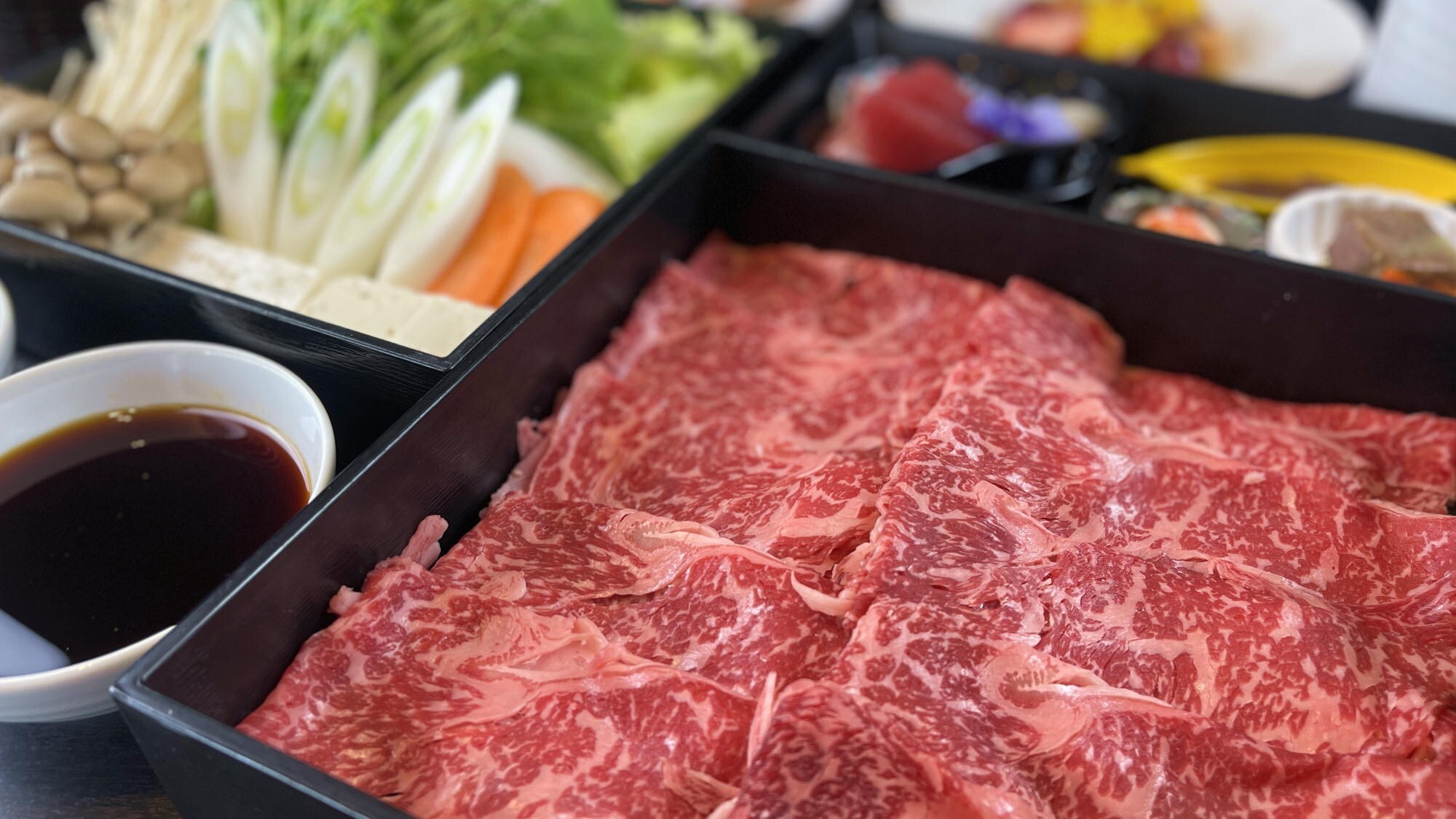 [Fukushima beef shabu-shabu] You can simply enjoy the original flavor of the ingredients.