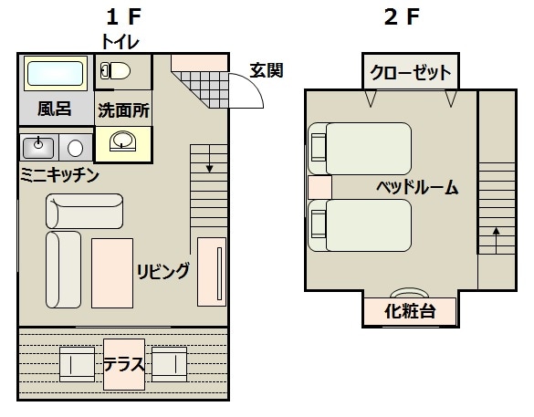 Denah lantai suite khusus (tipe A)