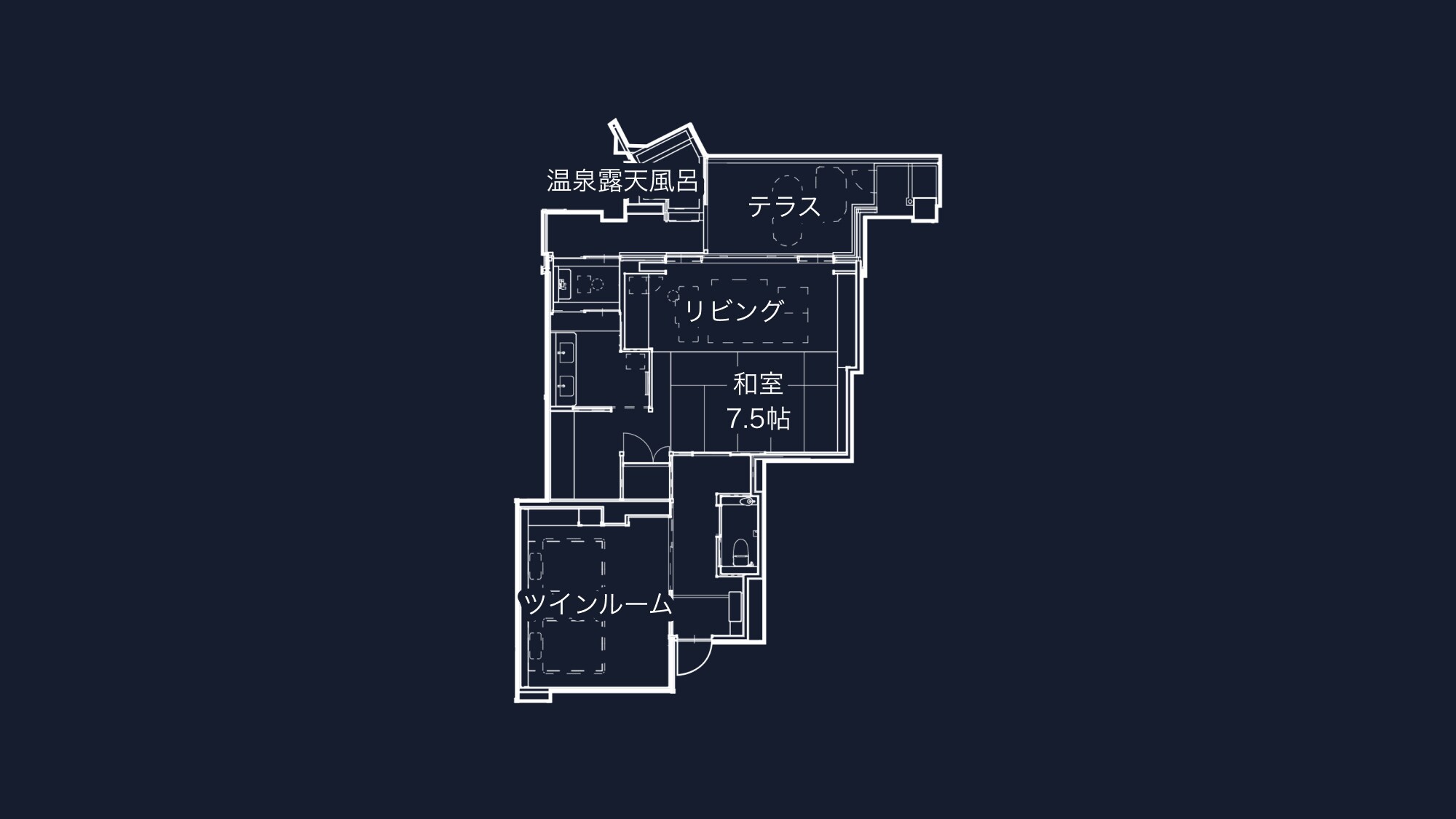【YUMESENKEI LAGOON VILLA】오션 빌라 Type-C(금연/101평미)