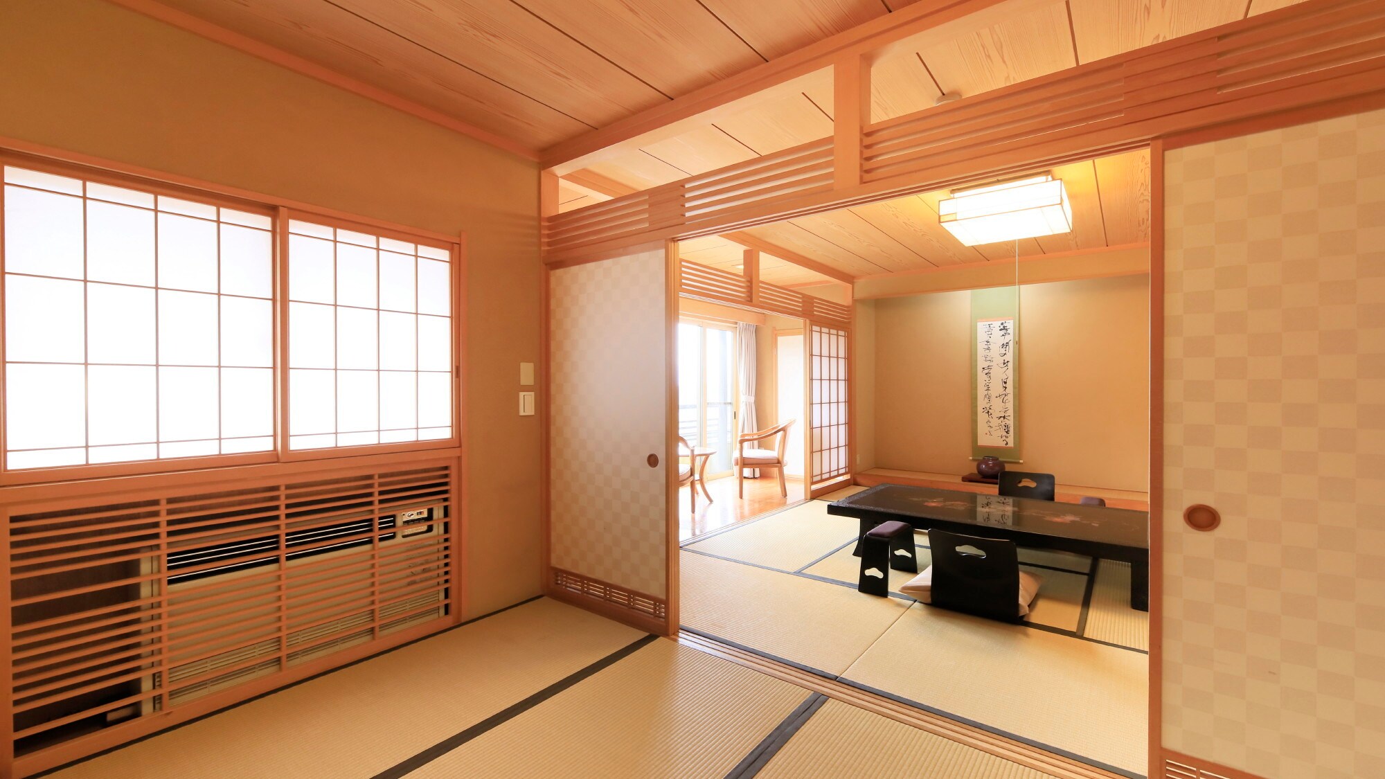 Kamar bergaya Jepang dengan pemandian terbuka [Ruang Kecantikan]