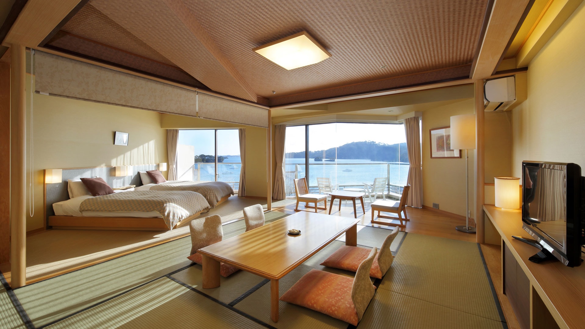 Ocean side Japanese-Western style room "Tsukiusagi"