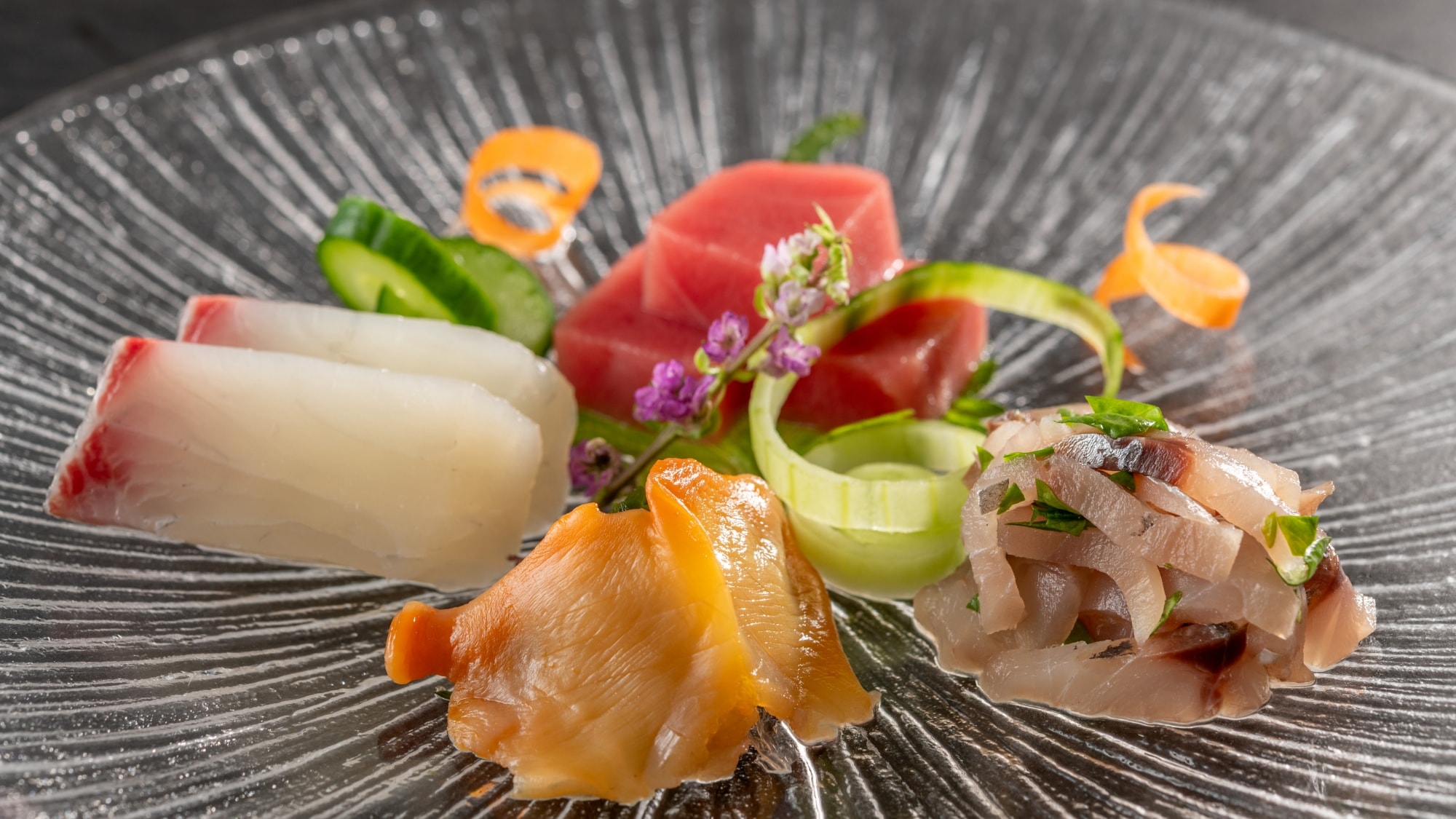 【土地の恵み会席/夏】本日の4種盛り合わせ（6～8月）