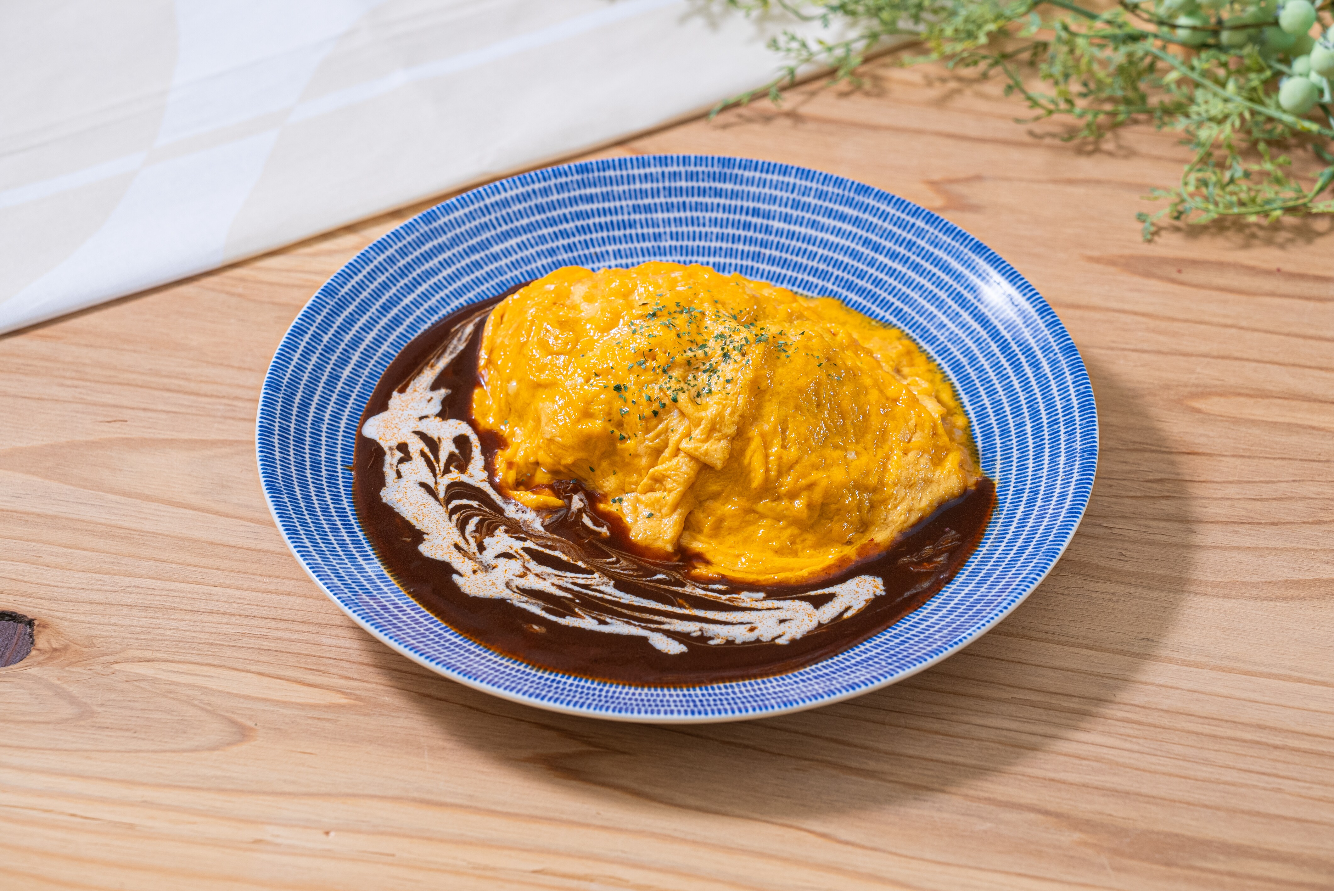 Omelette rice