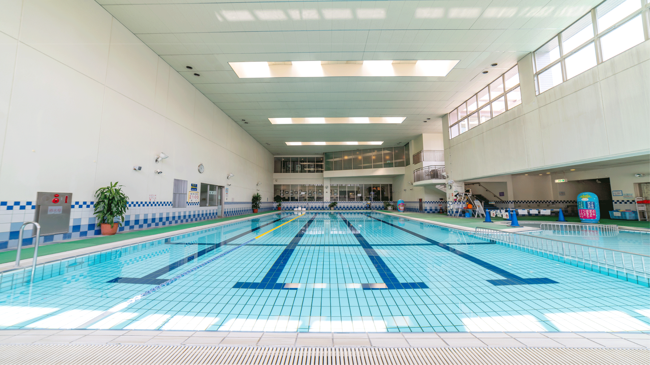 Indoor heated swimming pool