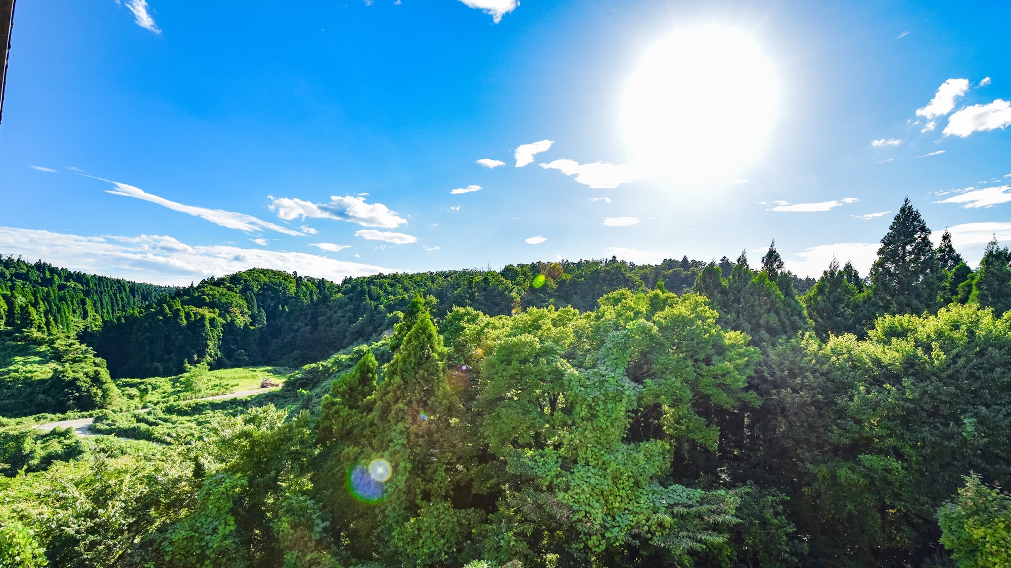 * [View from the room] The leisurely flowing scenery of Yao