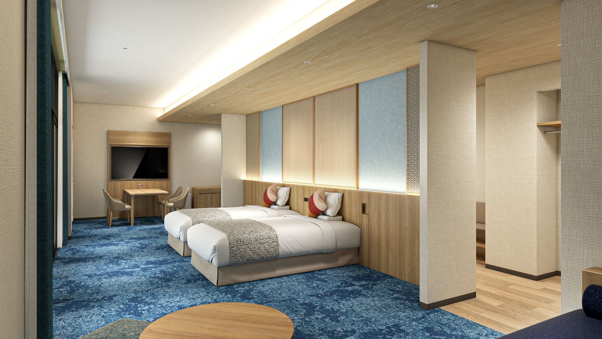 [New] Deluxe room with open-air bath (with sauna) / 70 square meters *Image