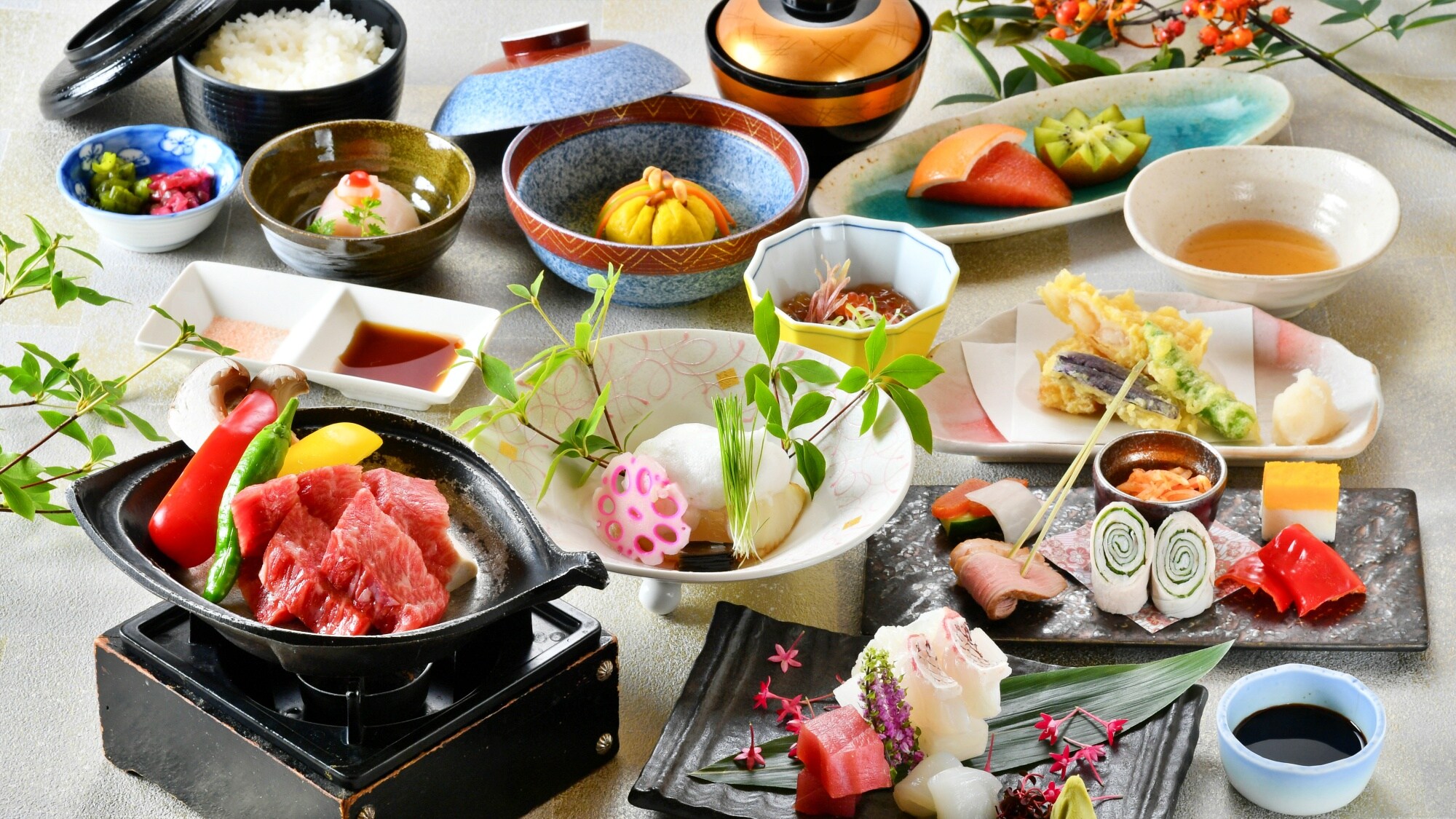 Seasonal Kaiseki (Biwa course)
