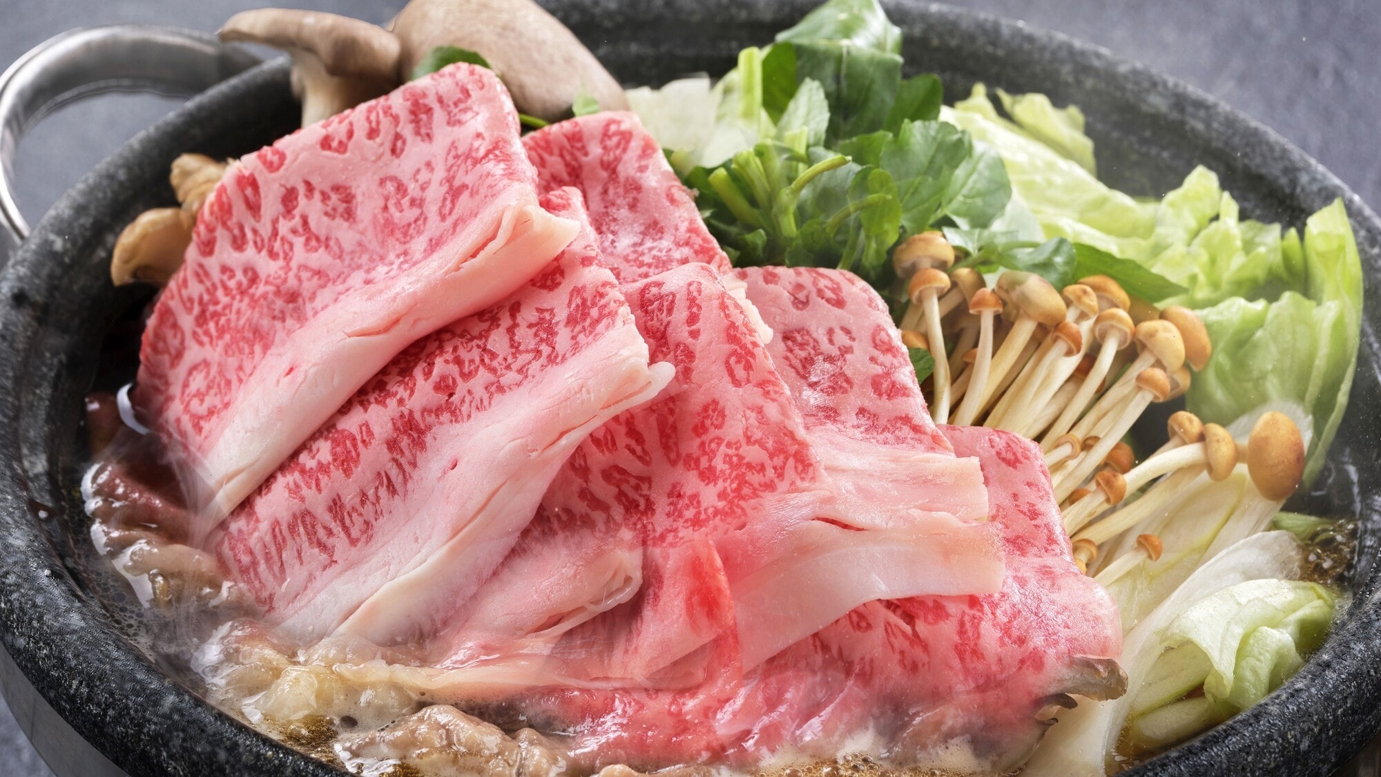 【當地美食懷石套餐】2026年夏季：“常陸牛壽喜燒”