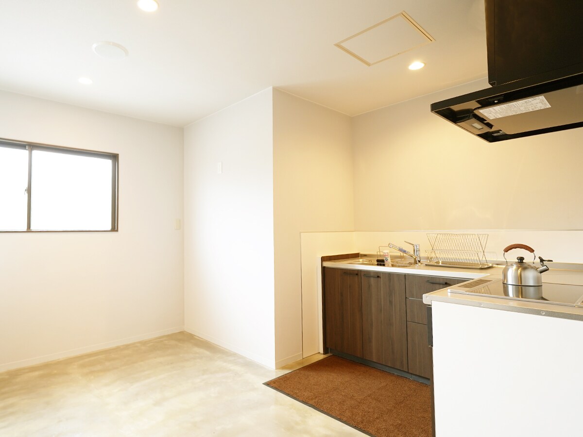 3rd floor shared kitchen space for guests