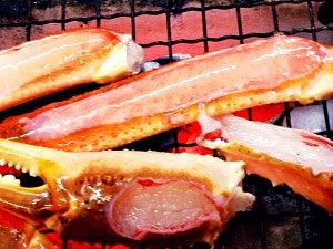 ปูเนื้อแน่นย่างหอมอร่อย