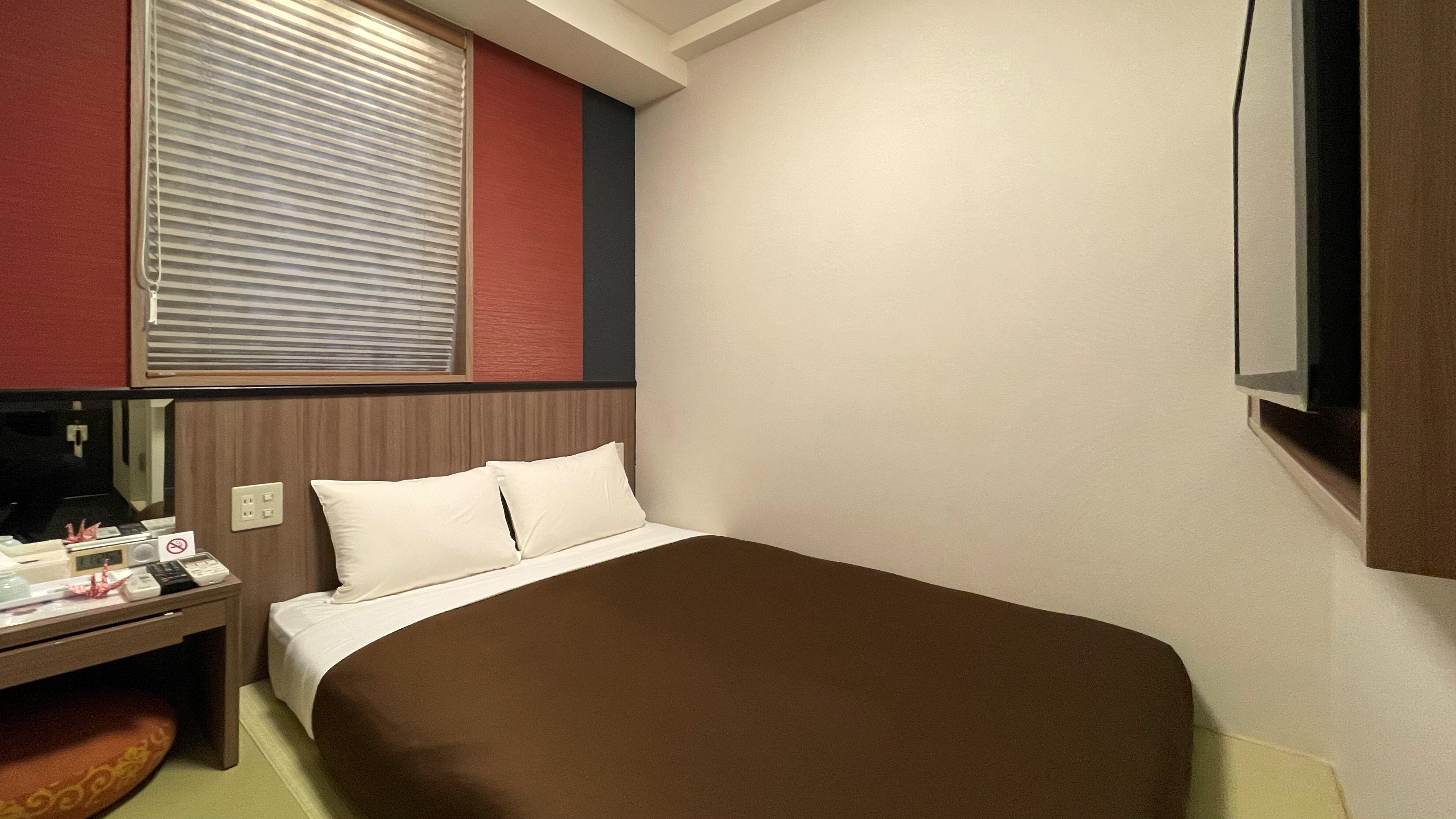 Antibacterial tatami mats installed in the double room!