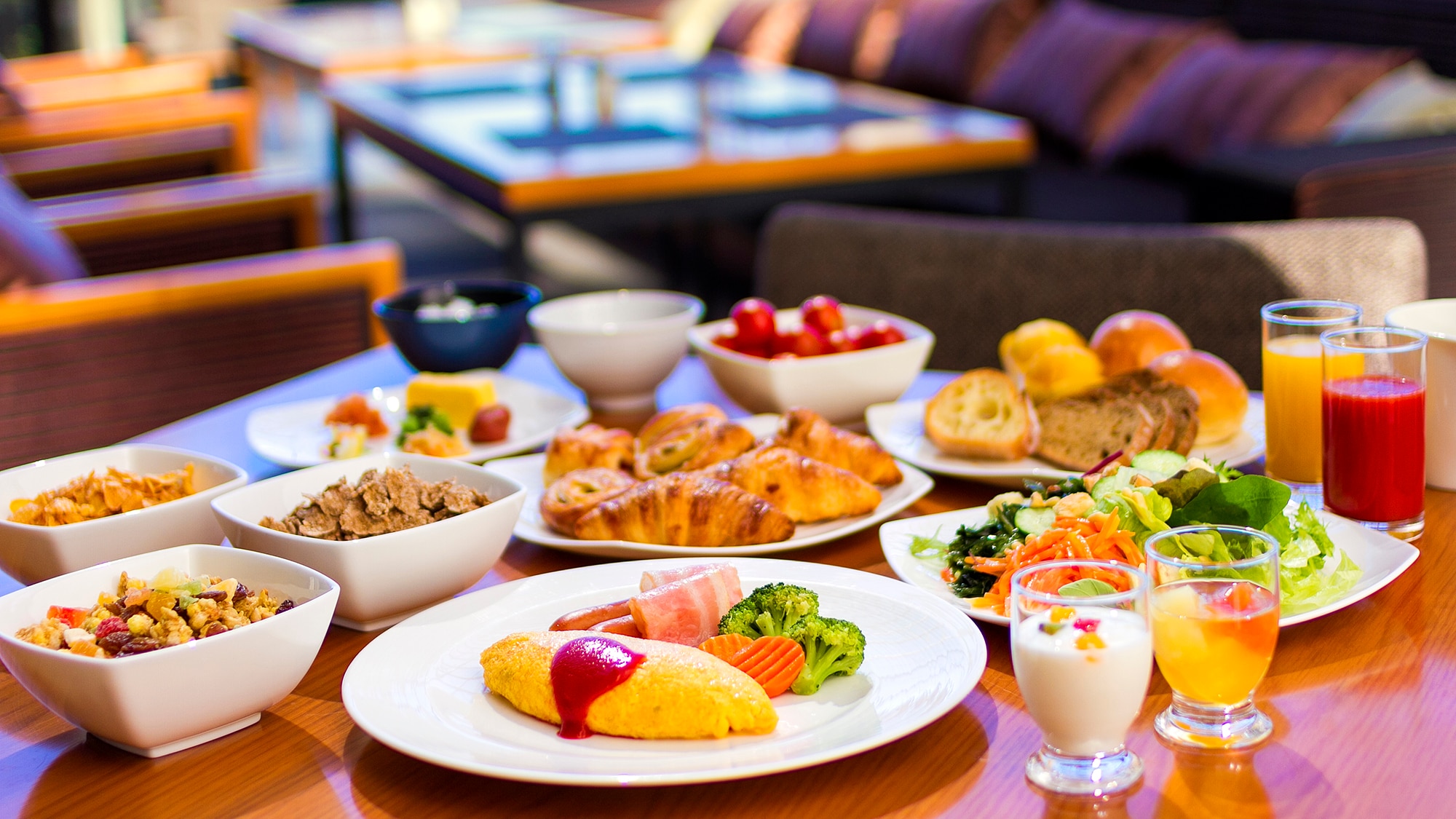 [Charge your energy for the day! !! Hilton's signature breakfast buffet]